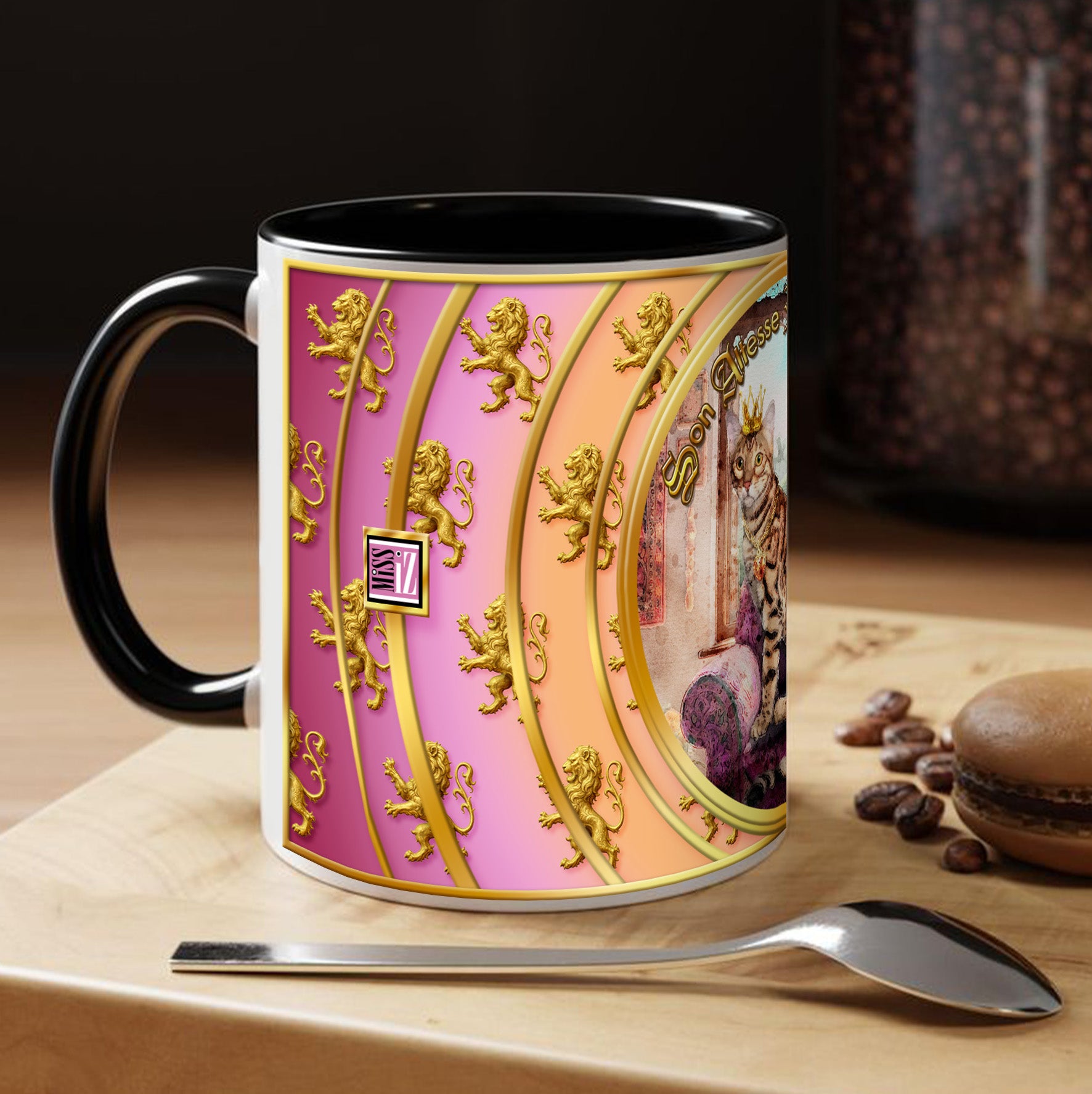 Mug Chat - "Bengal" - Collection "Son Altesse Royale"