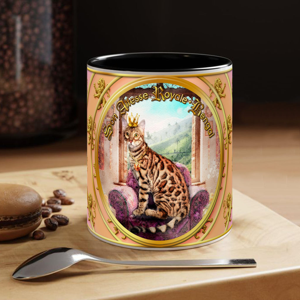 Mug Chat - "Bengal" - Collection "Son Altesse Royale"