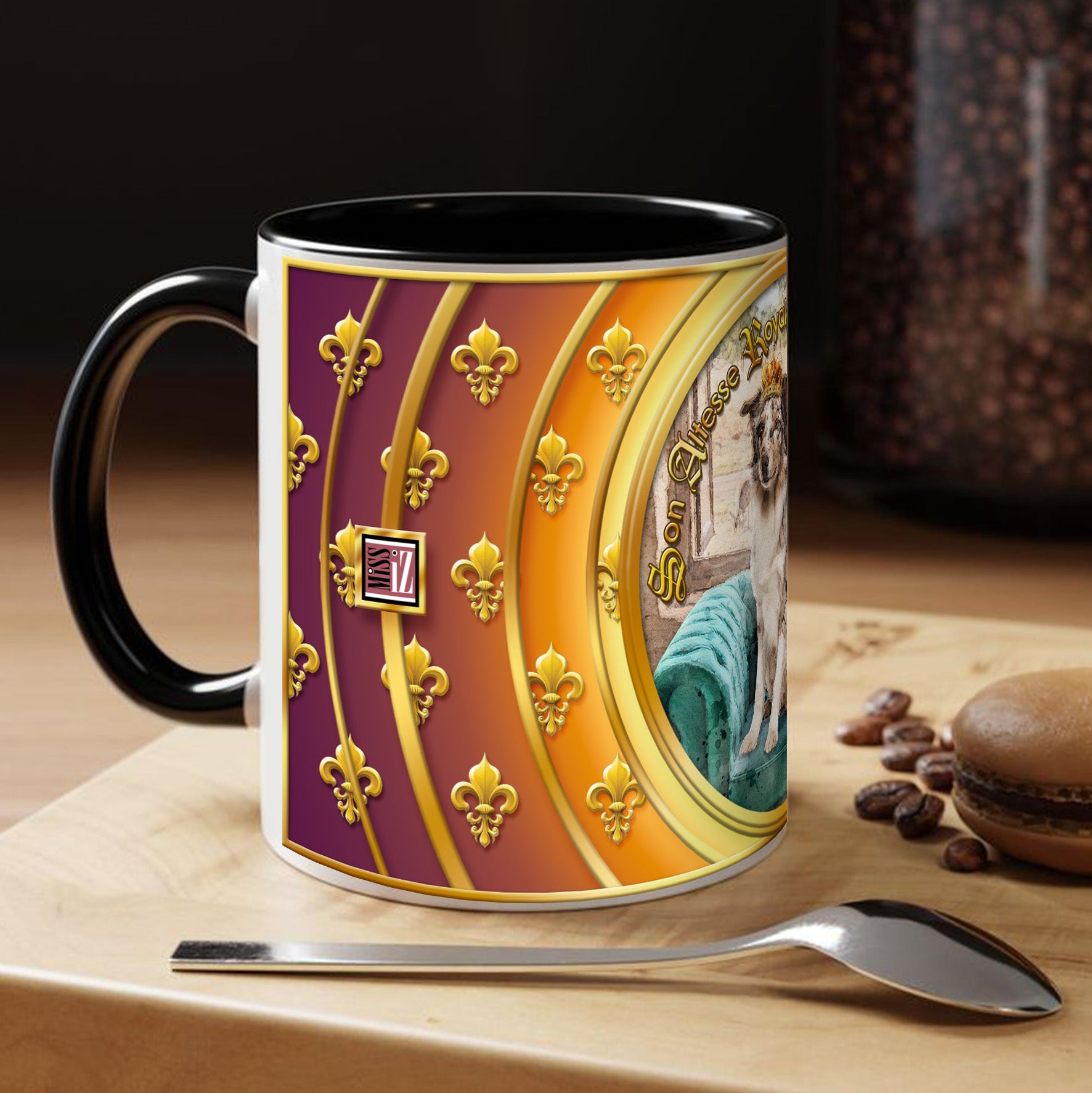 Mug Chien - "Berger australien" - Collection "Son Altesse Royale"