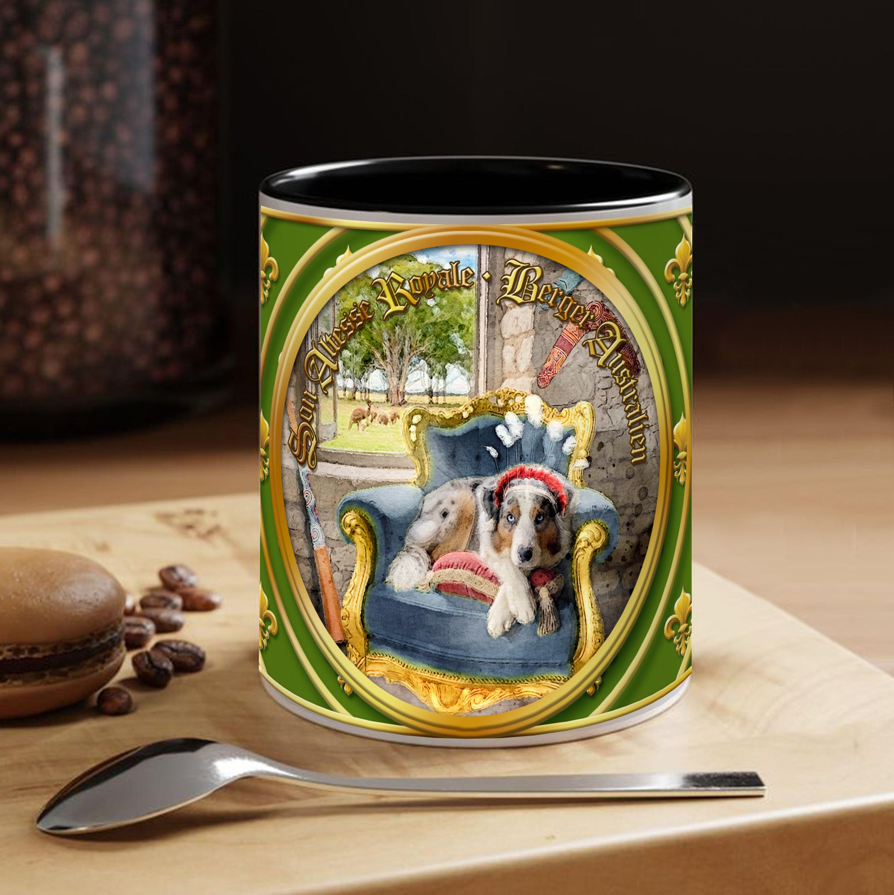 Mug "Berger australien" - Collection "Son Altesse Royale"