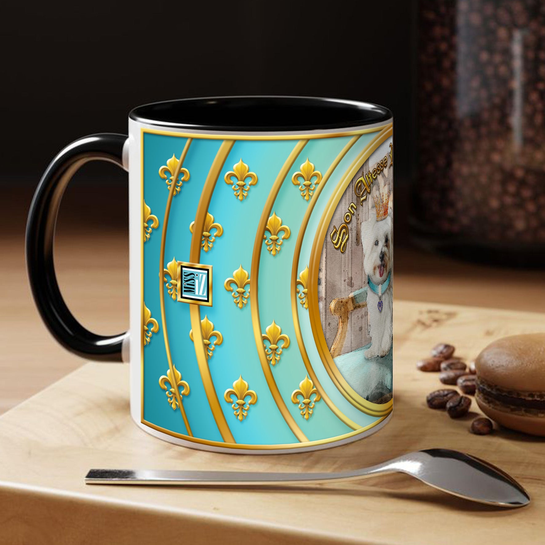 Mug Chien - "Bichon" - Collection "Son Altesse Royale"