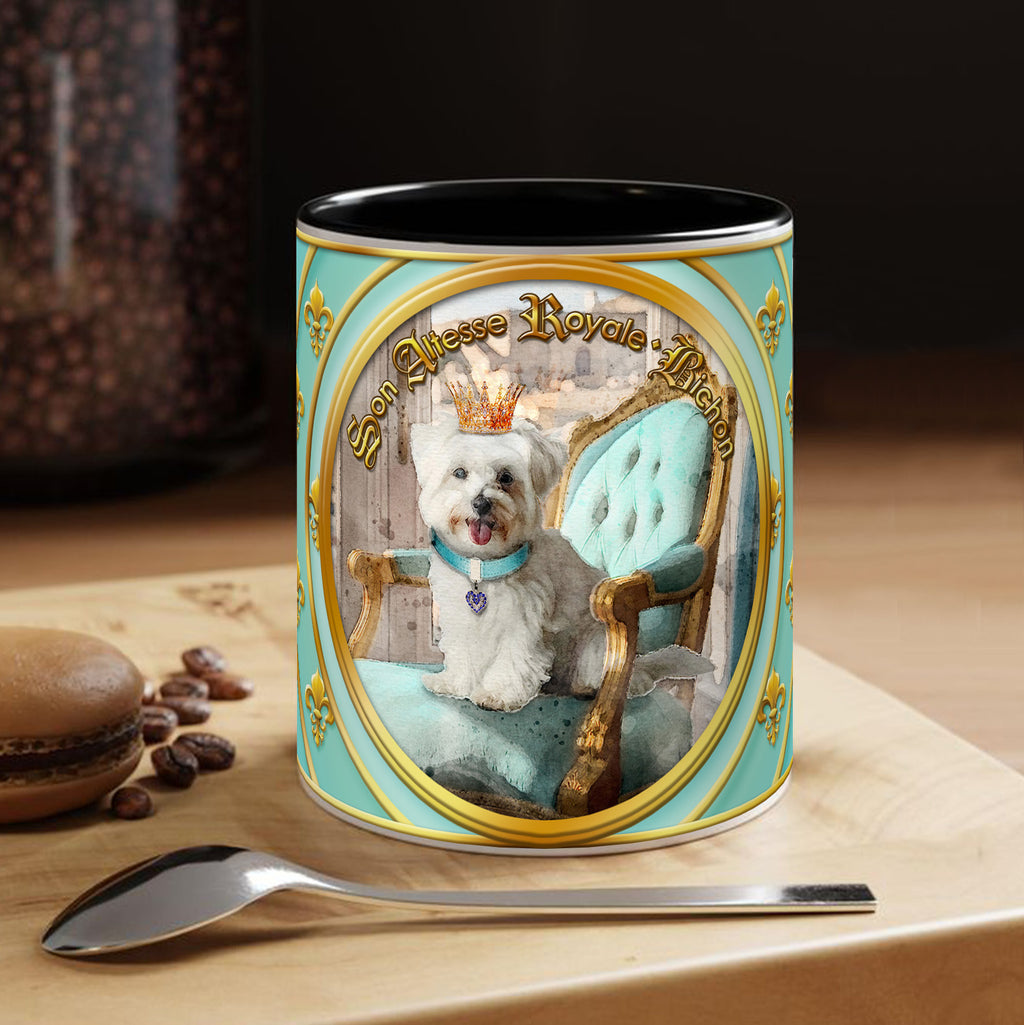 Mug Chien - "Bichon" - Collection "Son Altesse Royale"