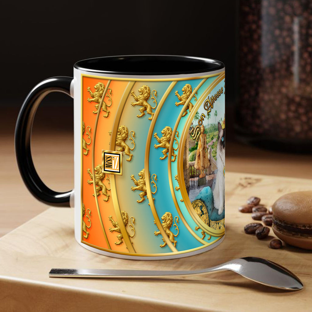 Mug Chat - "Sacré de Birmanie" - Collection "Son Altesse Royale"
