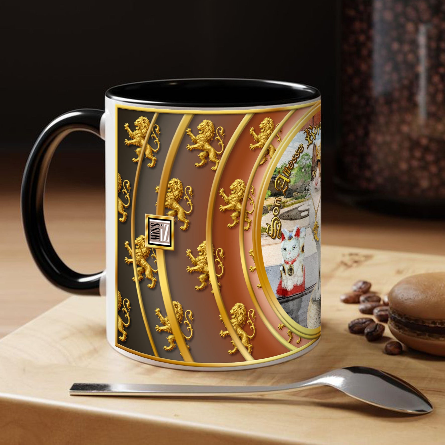 Mug Chat - "Bobtail japonais" > Maneki-Neko - Collection "Son Altesse Royale"