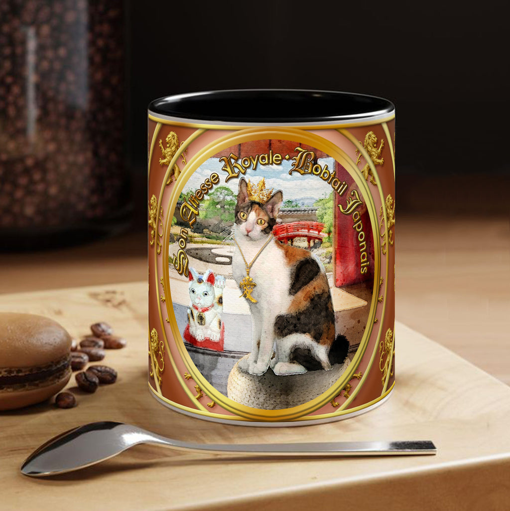 Mug Chat - "Bobtail japonais" > Maneki-Neko - Collection "Son Altesse Royale"