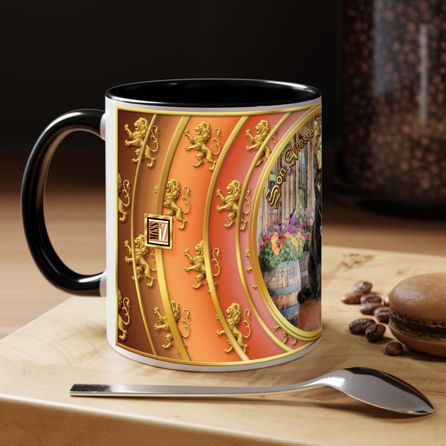 Mug Chat - "Bombay" - Collection "Son Altesse Royale"
