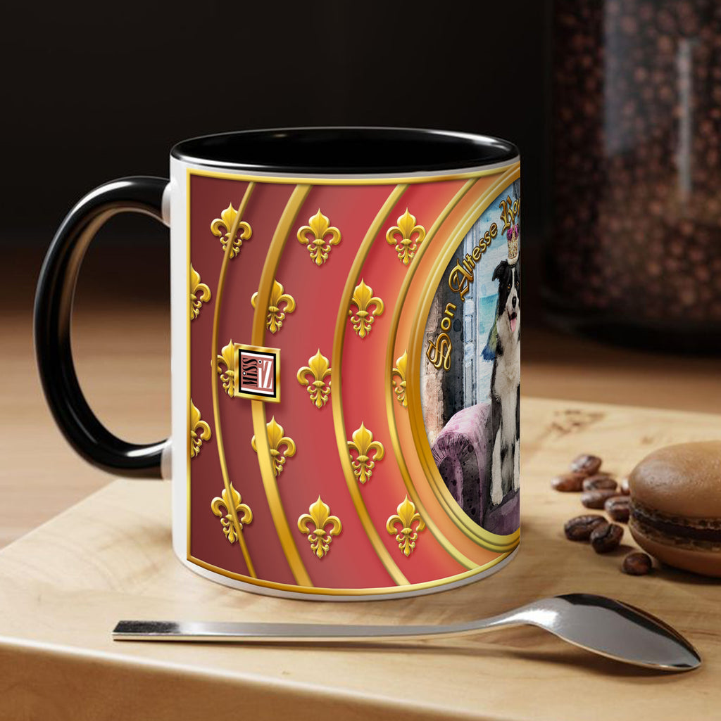 Mug Chien - "Border Collie" - Collection "Son Altesse Royale"