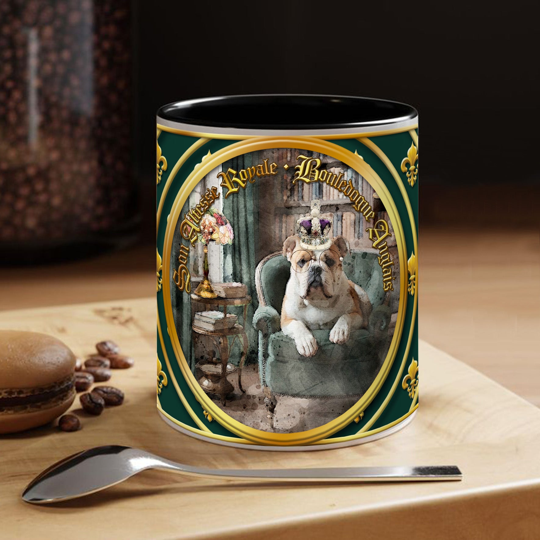 Mug "Bouledogue anglais" - Collection "Son Altesse Royale"