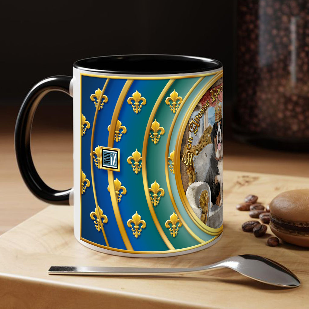Mug Chien - "Bouvier bernois" - Collection "Son Altesse Royale"