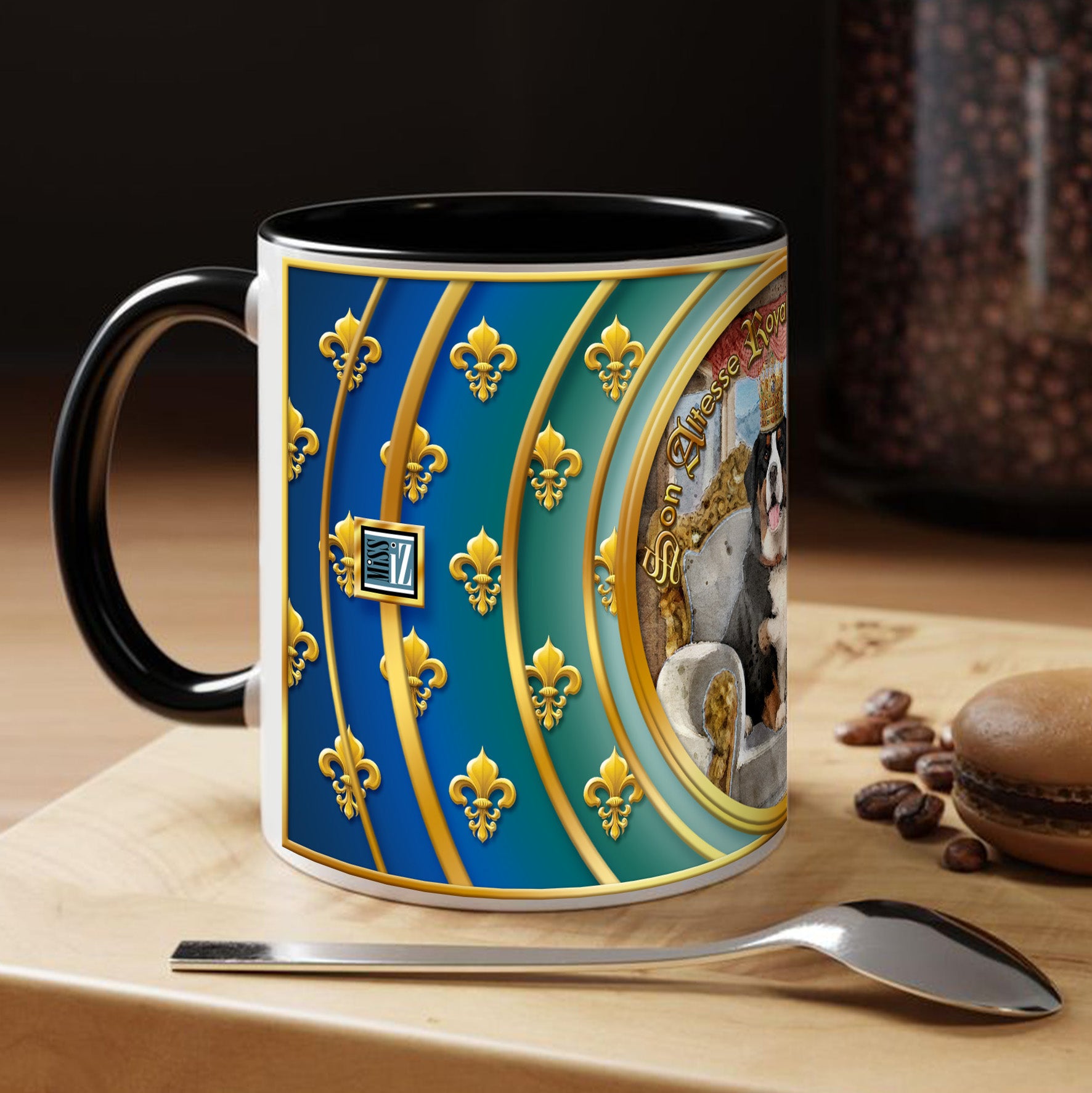 Mug Chien - "Bouvier bernois" - Collection "Son Altesse Royale"