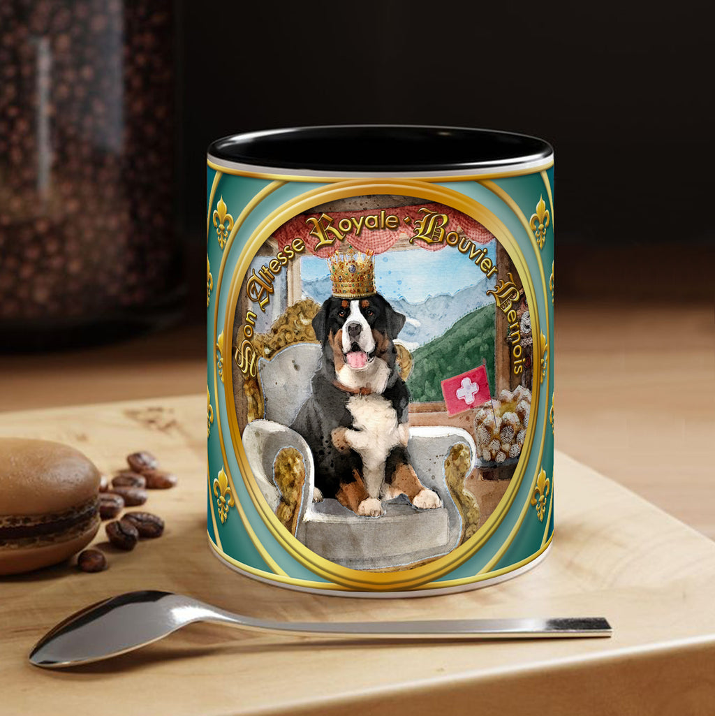 Mug Chien - "Bouvier bernois" - Collection "Son Altesse Royale"