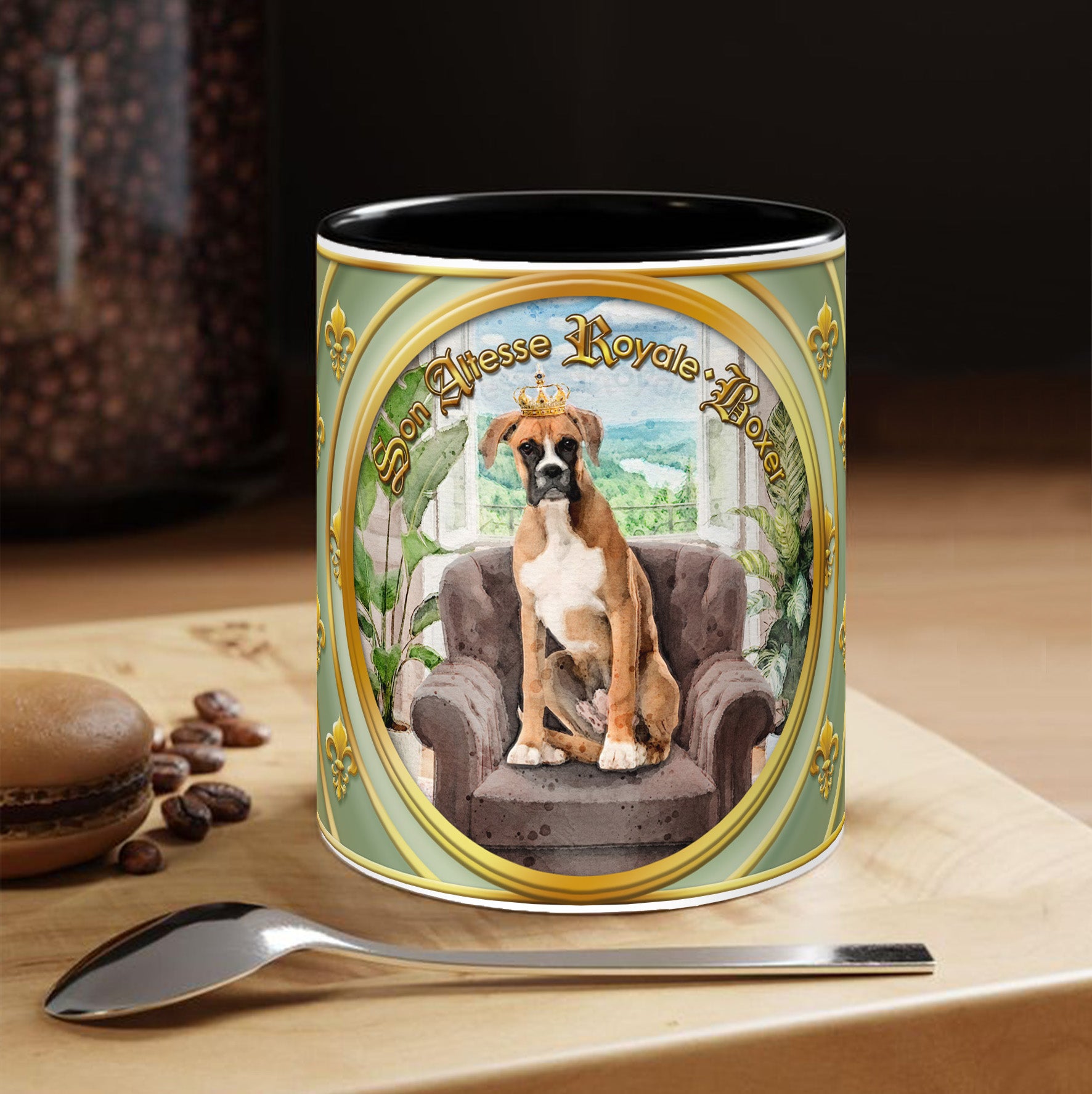 Mug Chien - "Boxer" - Collection "Son Altesse Royale"