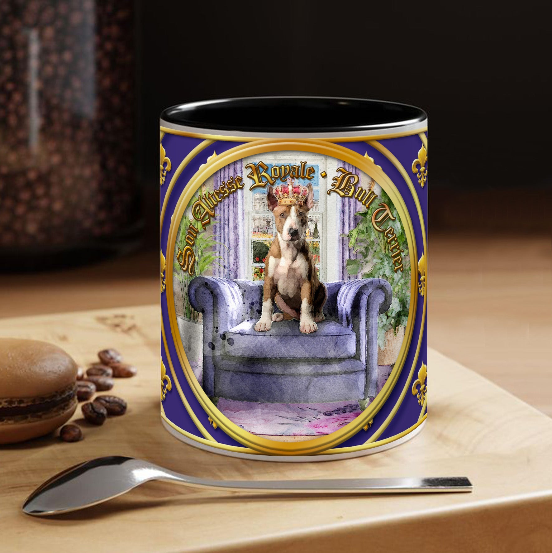 Mug "Bull terrier" - Collection "Son Altesse Royale"