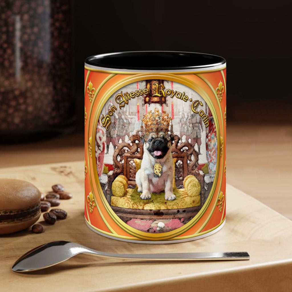 Mug Chien - "Carlin" - Collection "Son Altesse Royale"