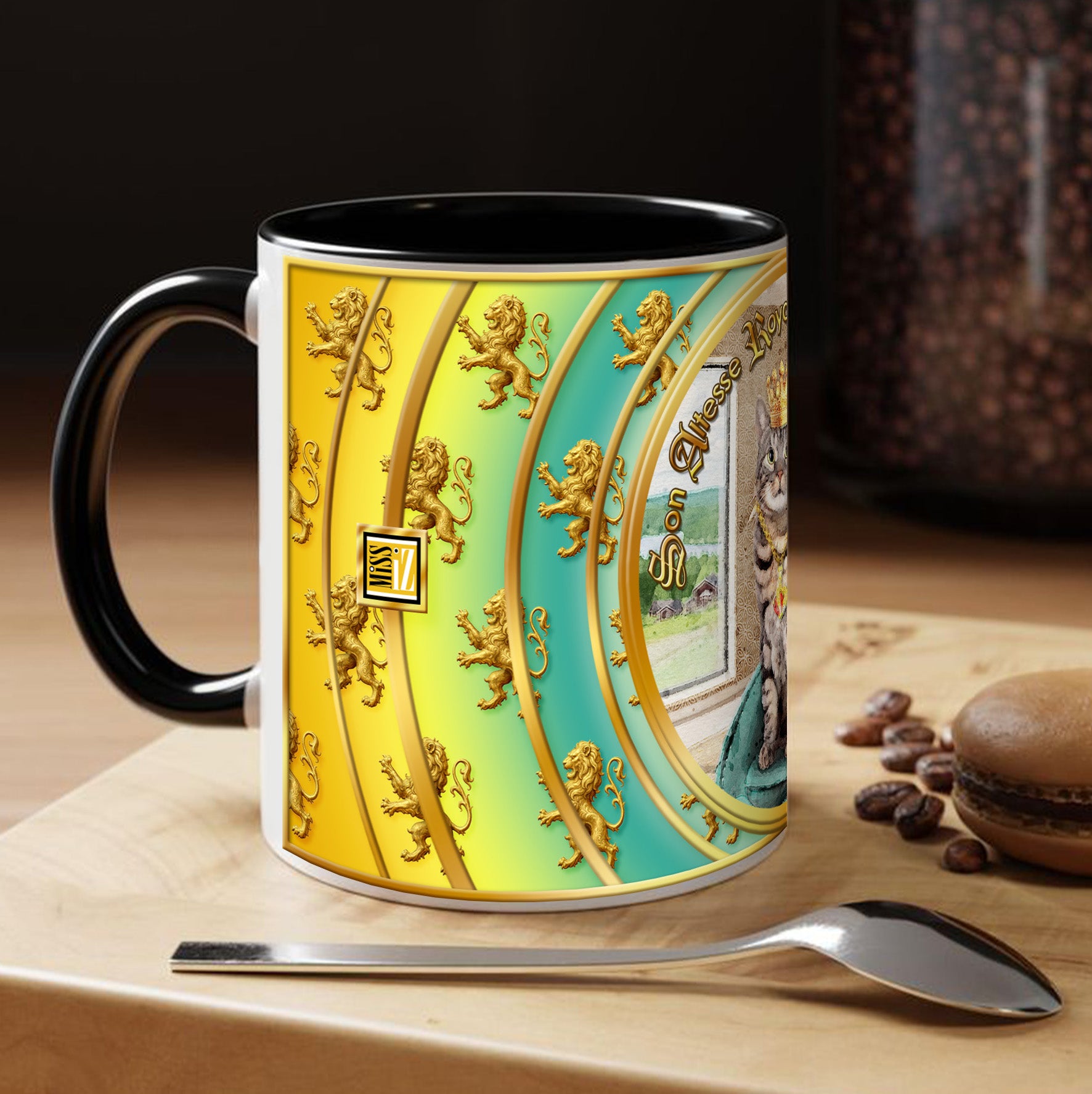 Mug Chat - "Chat domestique" - Collection "Son Altesse Royale"