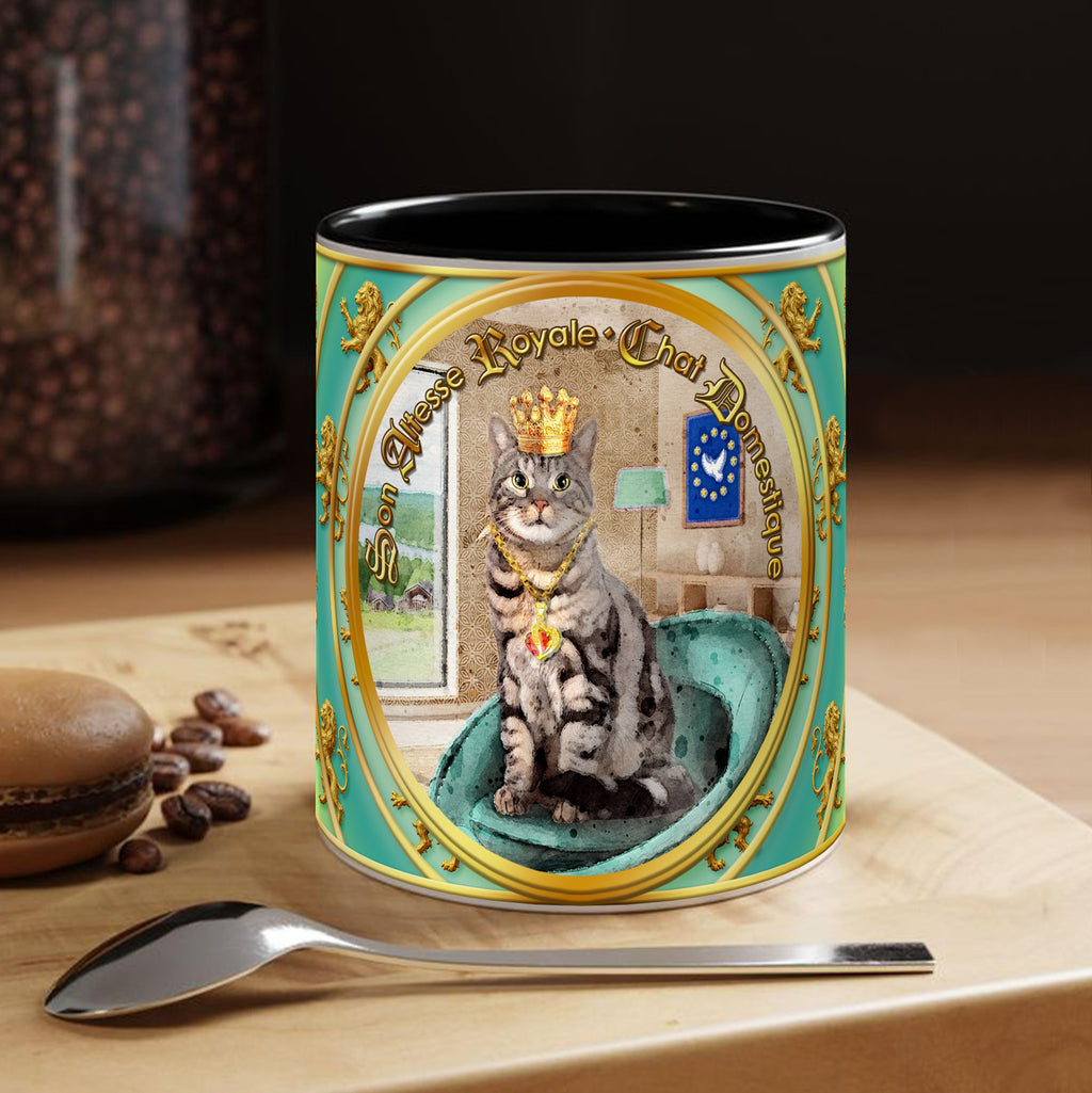 Mug Chat - "Chat domestique" - Collection "Son Altesse Royale"