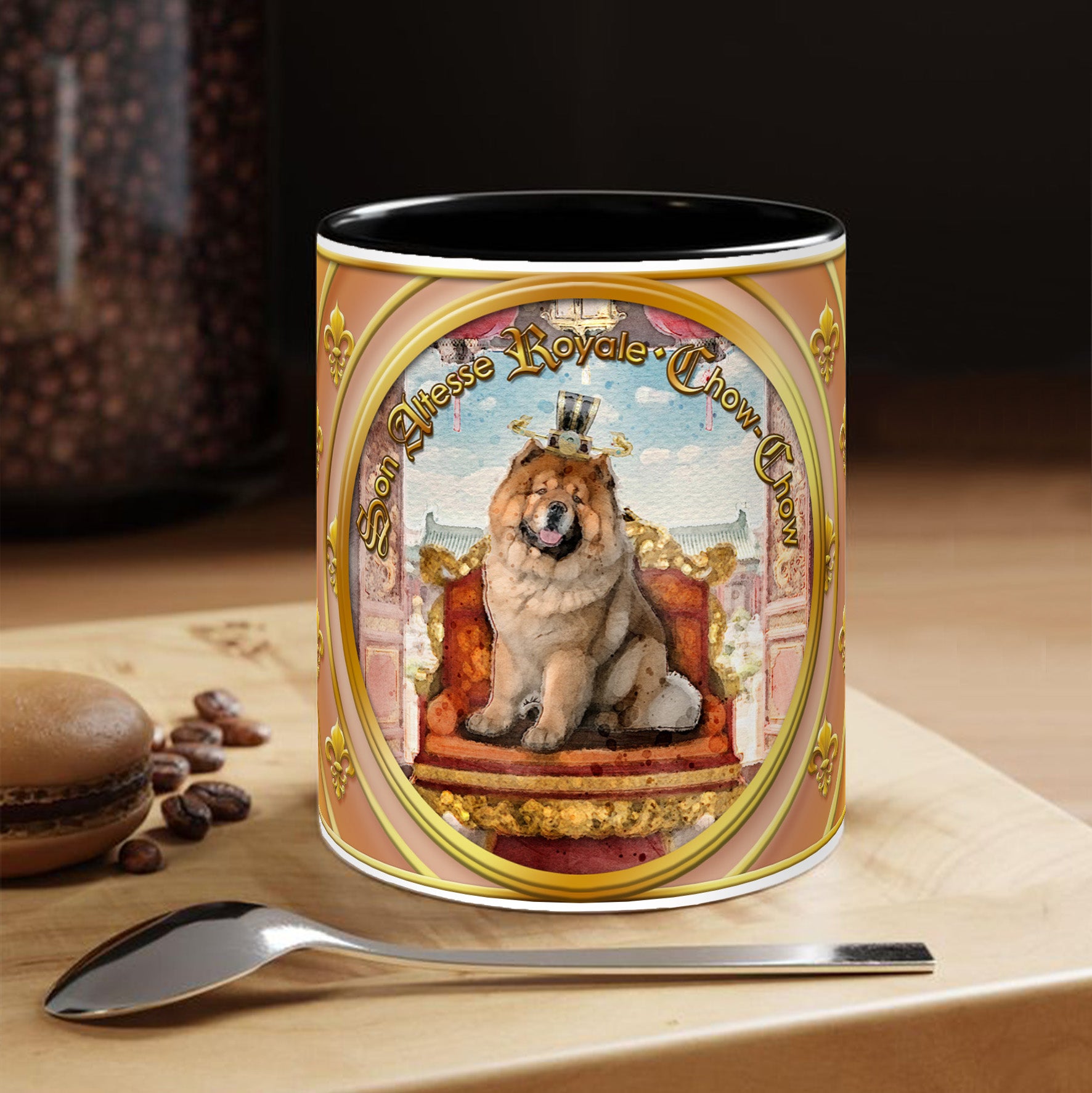 Mug Chien - "Chow-Chow" - Collection "Son Altesse Royale"