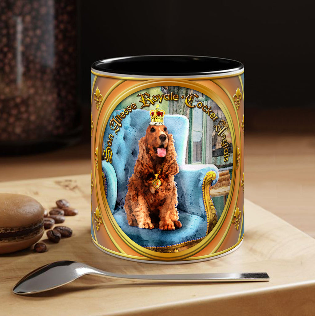 Mug Chien - "Cocker anglais" - Collection "Son Altesse Royale"