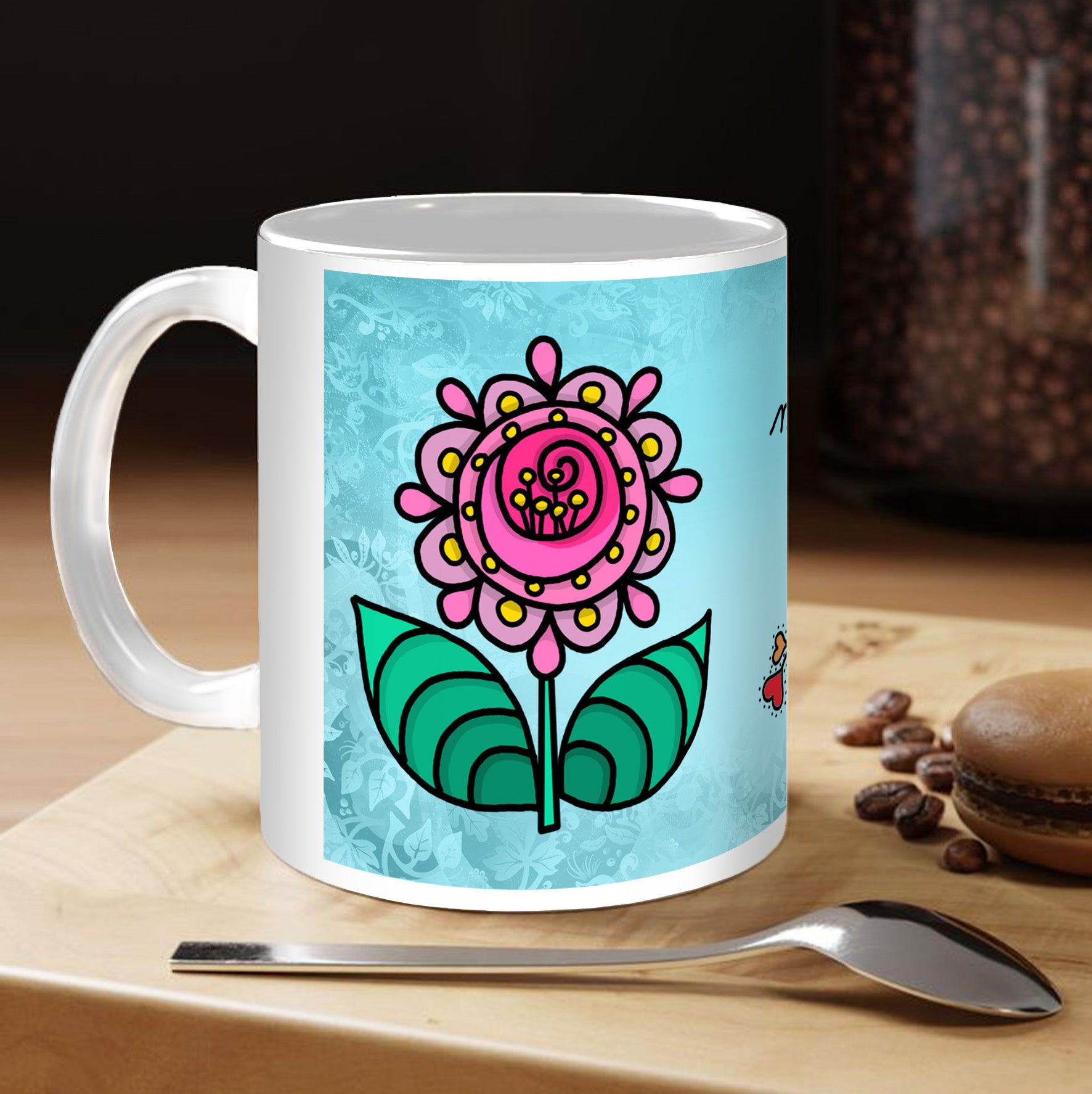 Mug EVENEMENT - Des fleurs merveilleuses pour une mamie adorable