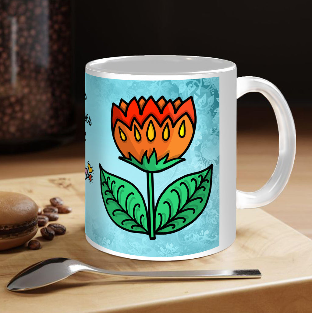 Mug EVENEMENT - Des fleurs merveilleuses pour une mamie adorable