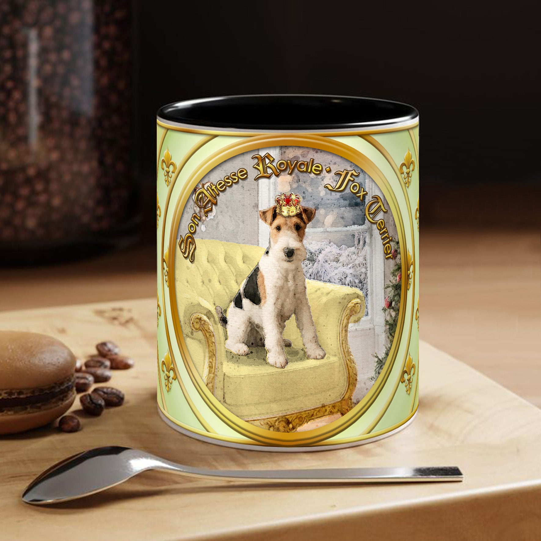 Mug Chien - "Fox terrier " - Collection "Son Altesse Royale"