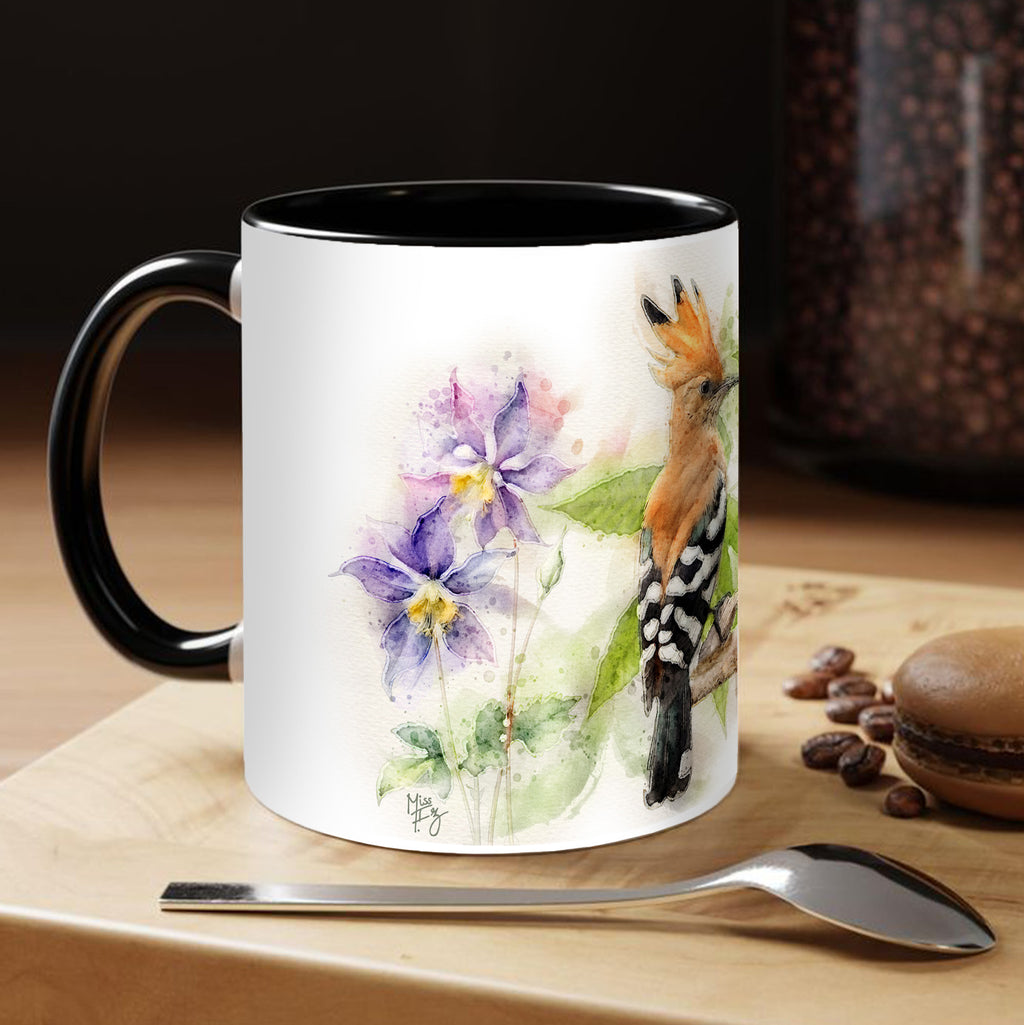 Mug OISEAUX - Huppes fasciées - L’Esprit Jardin Secret
