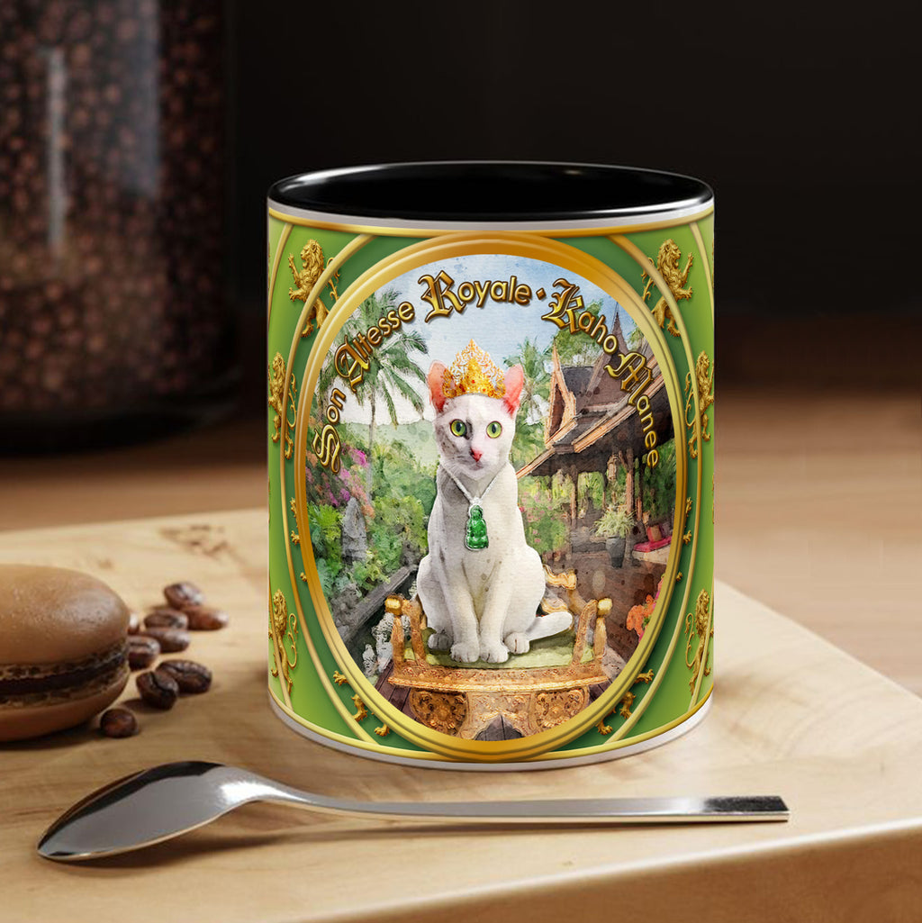 Mug Chat - "Khao Manee" - Collection "Son Altesse Royale"