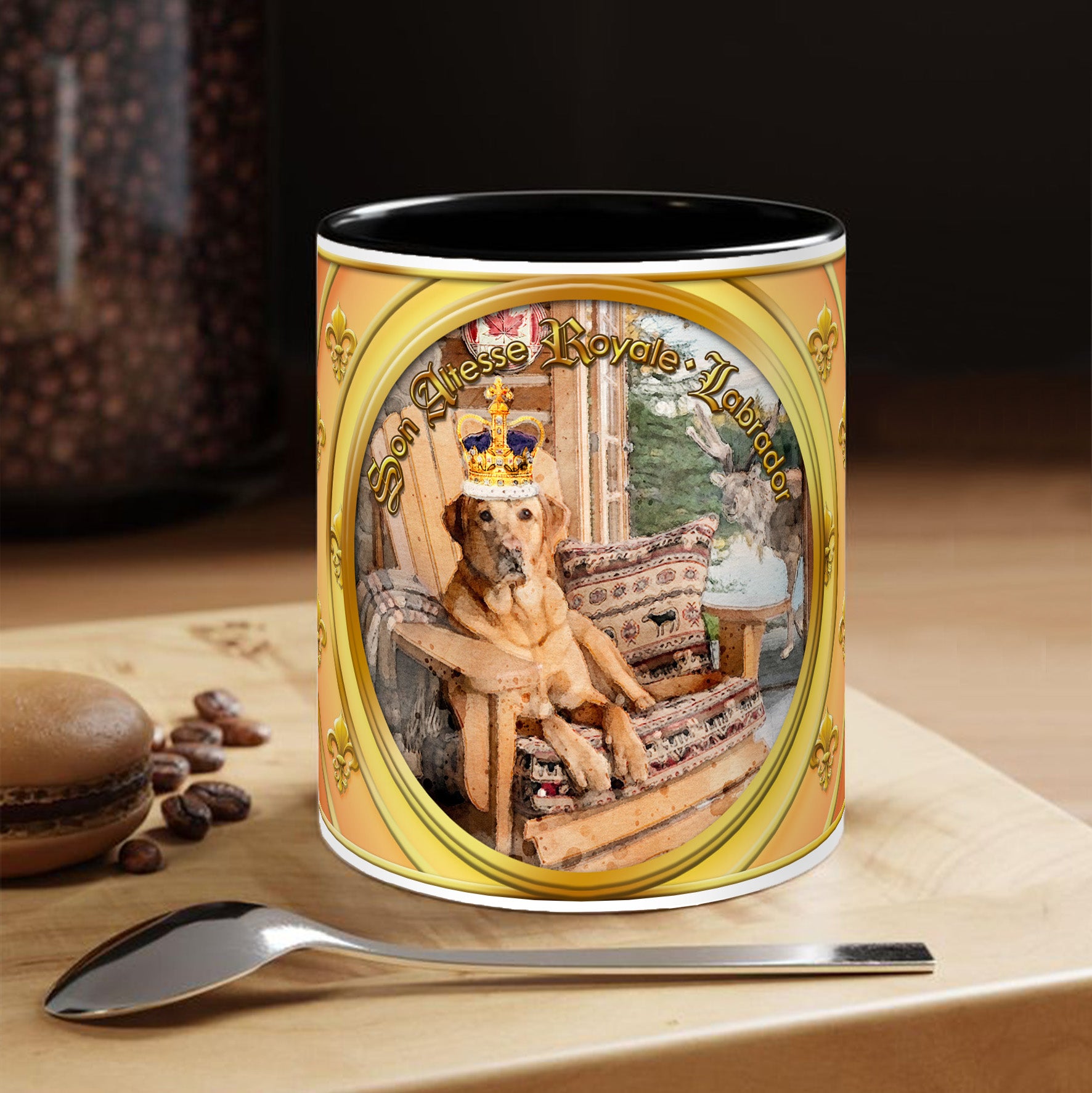 Mug Chien - "Labrador" - Collection "Son Altesse Royale"