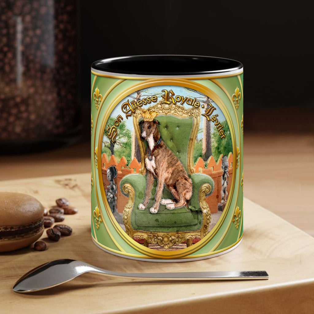 Mug Chien - "Lévrier" - Collection "Son Altesse Royale"