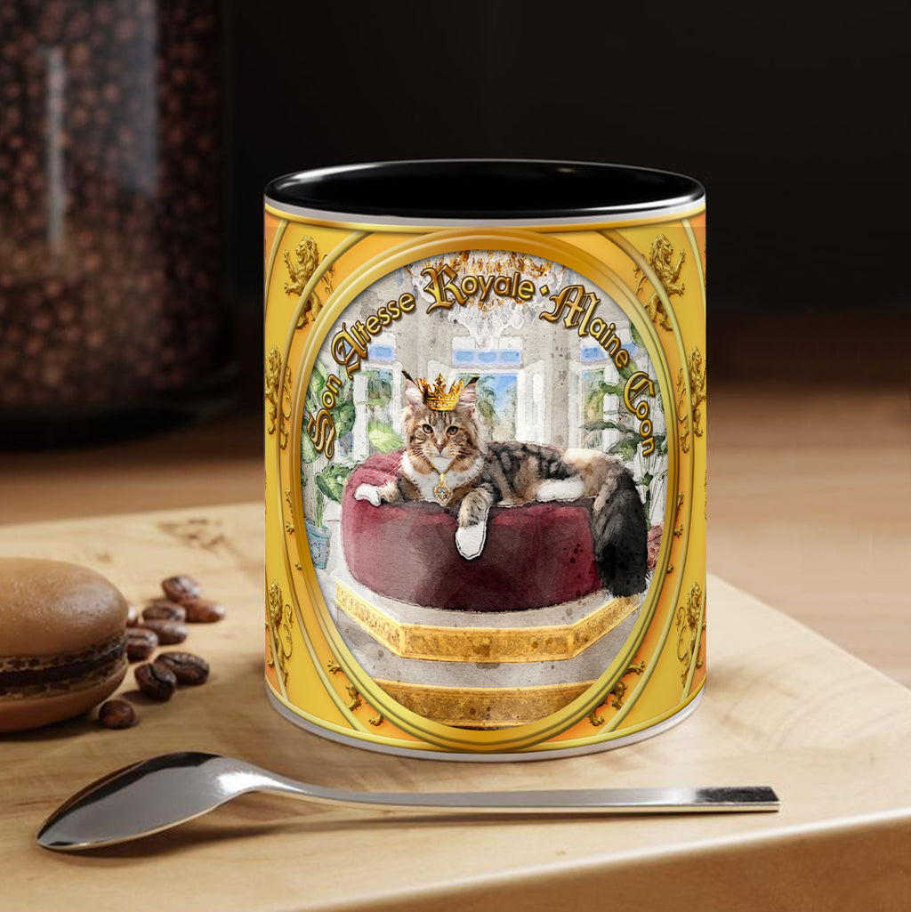 Mug Chat - "Maine Coon" - Collection "Son Altesse Royale"
