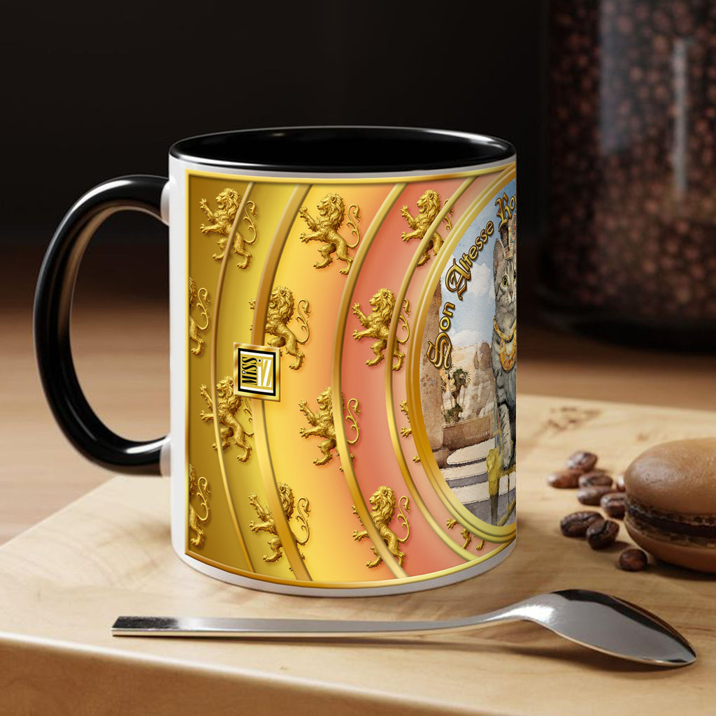 Mug Chat - "Mau Egyptien" - Collection "Son Altesse Royale"