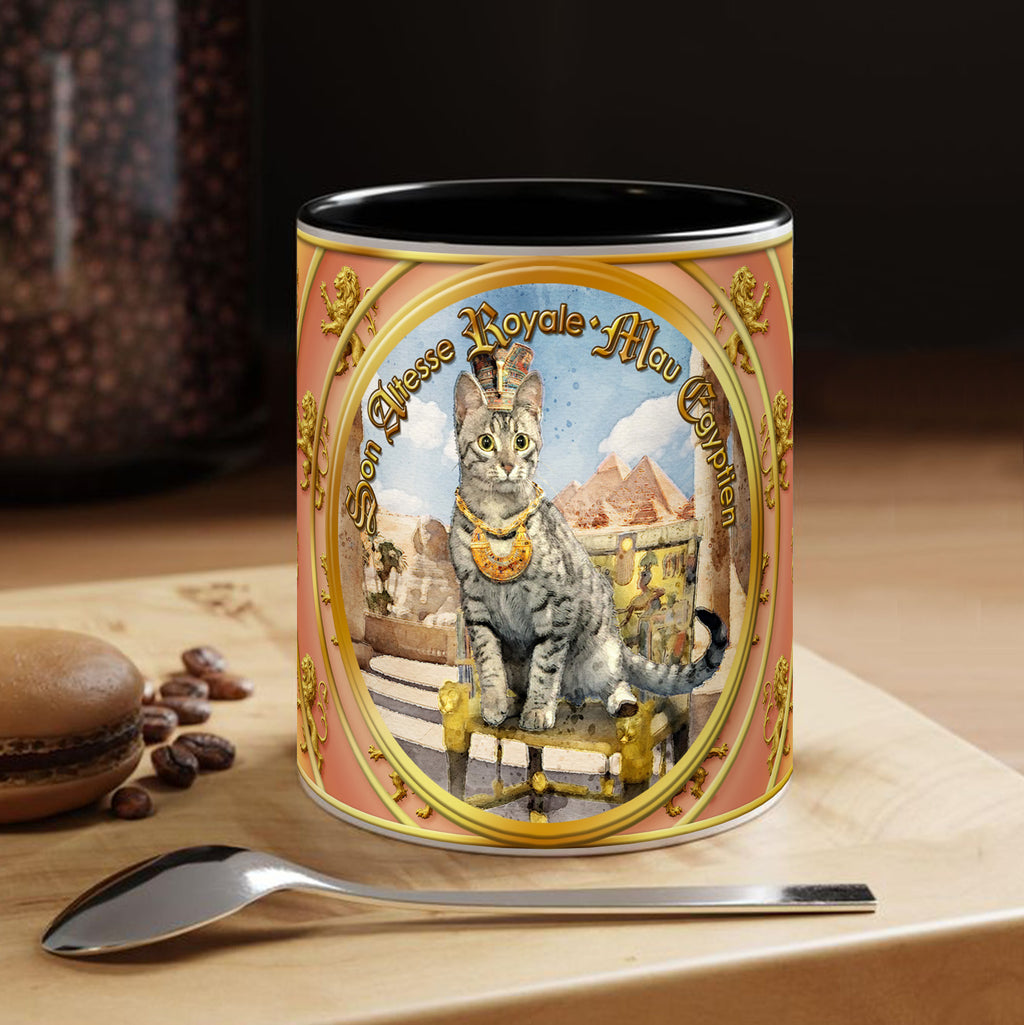 Mug Chat - "Mau Egyptien" - Collection "Son Altesse Royale"