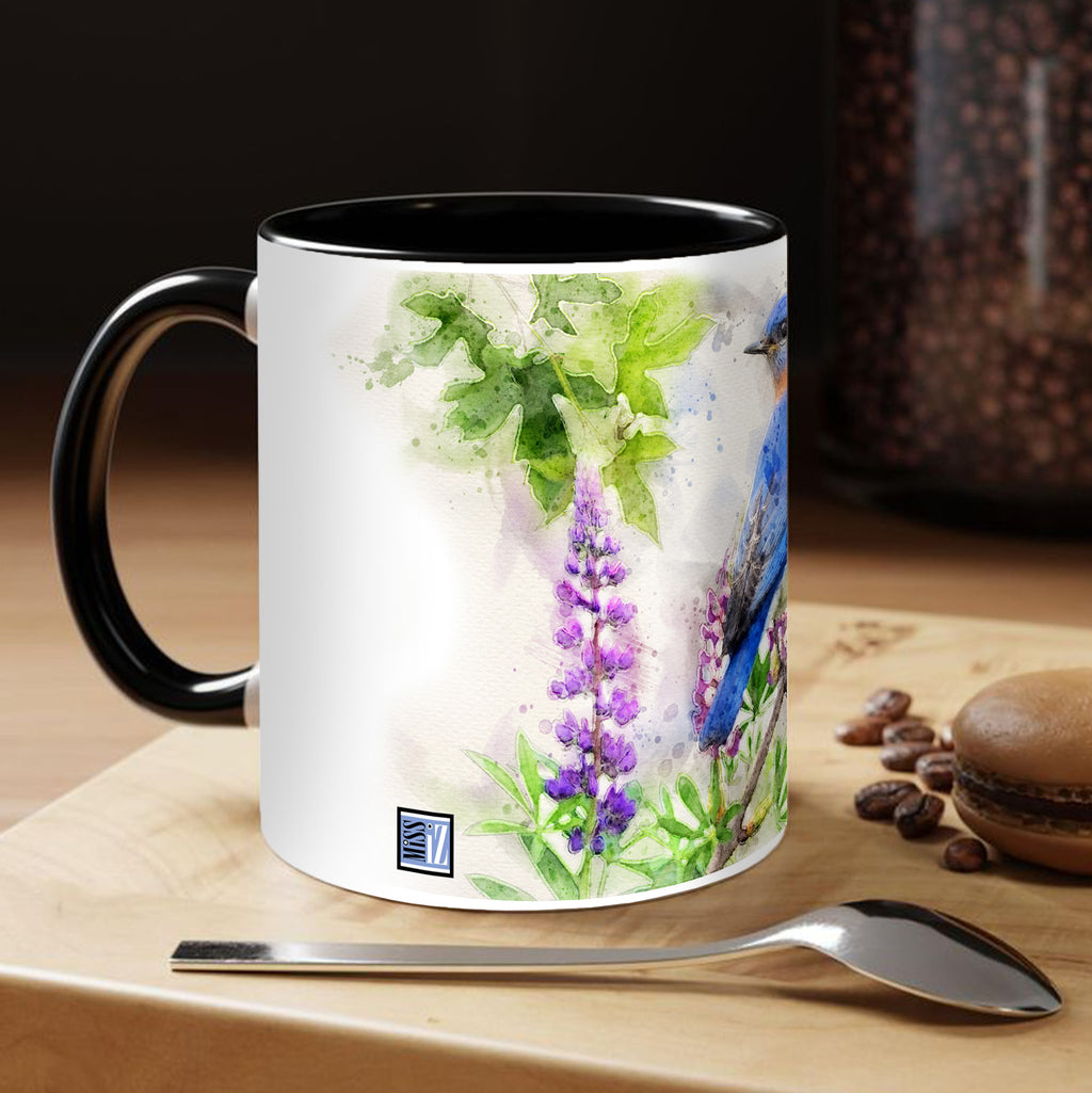 Mug OISEAUX - Merle bleu - L’Esprit Printanier