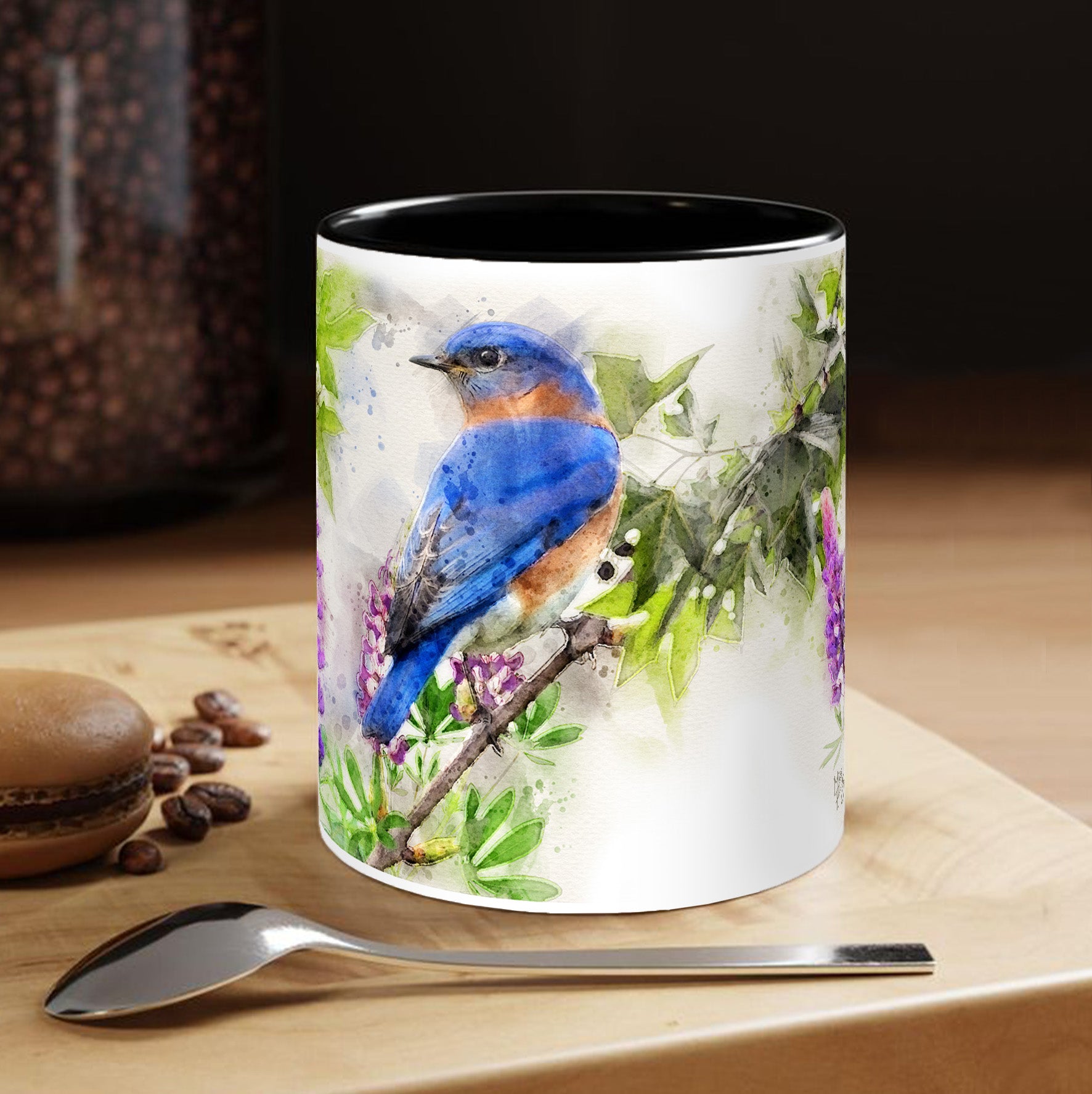 Mug FAUNA - Merle bleu