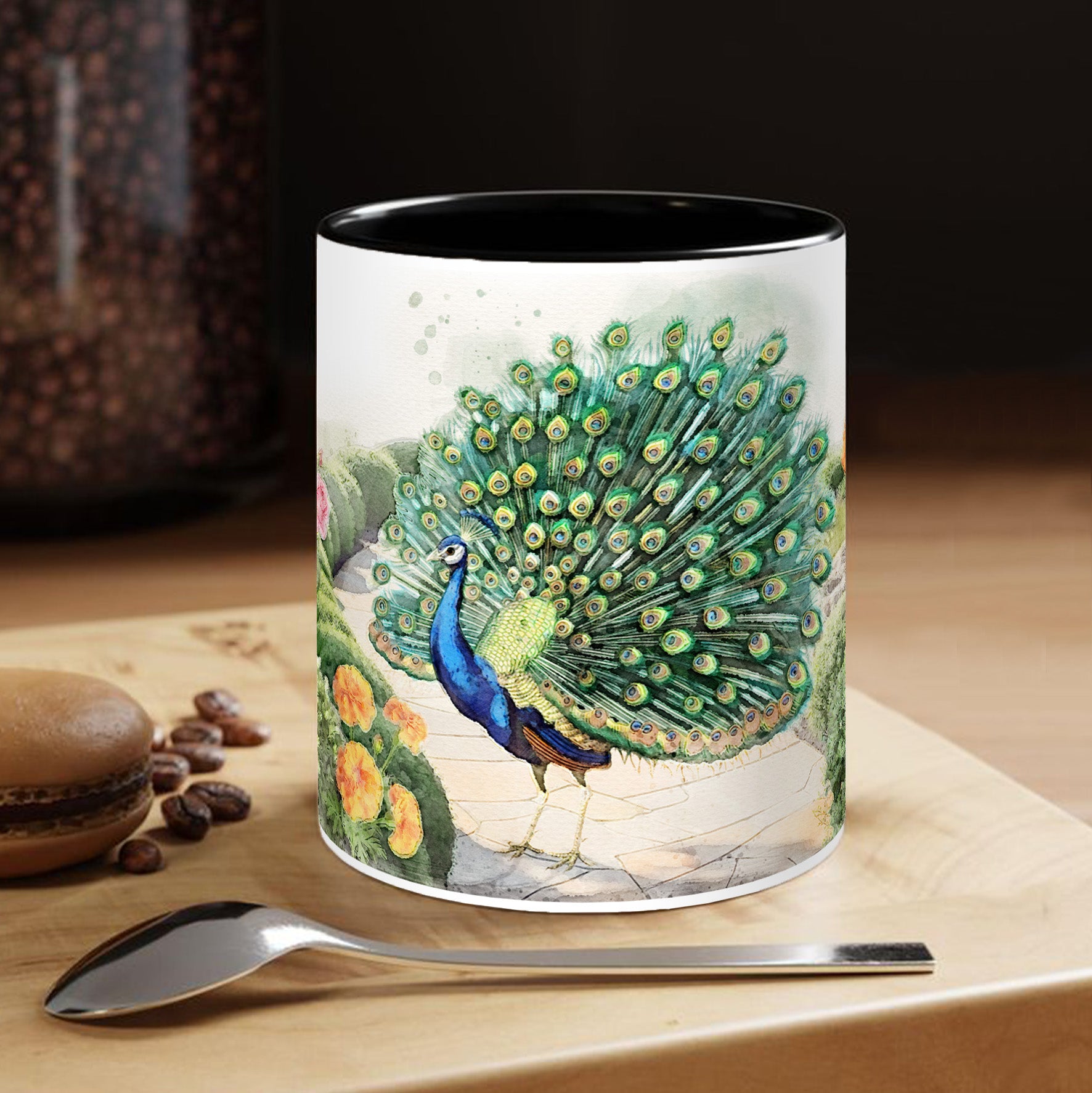 Mug FAUNA - Paon bleu