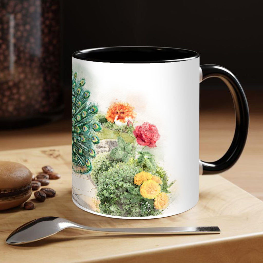 Mug FAUNA - Paon bleu