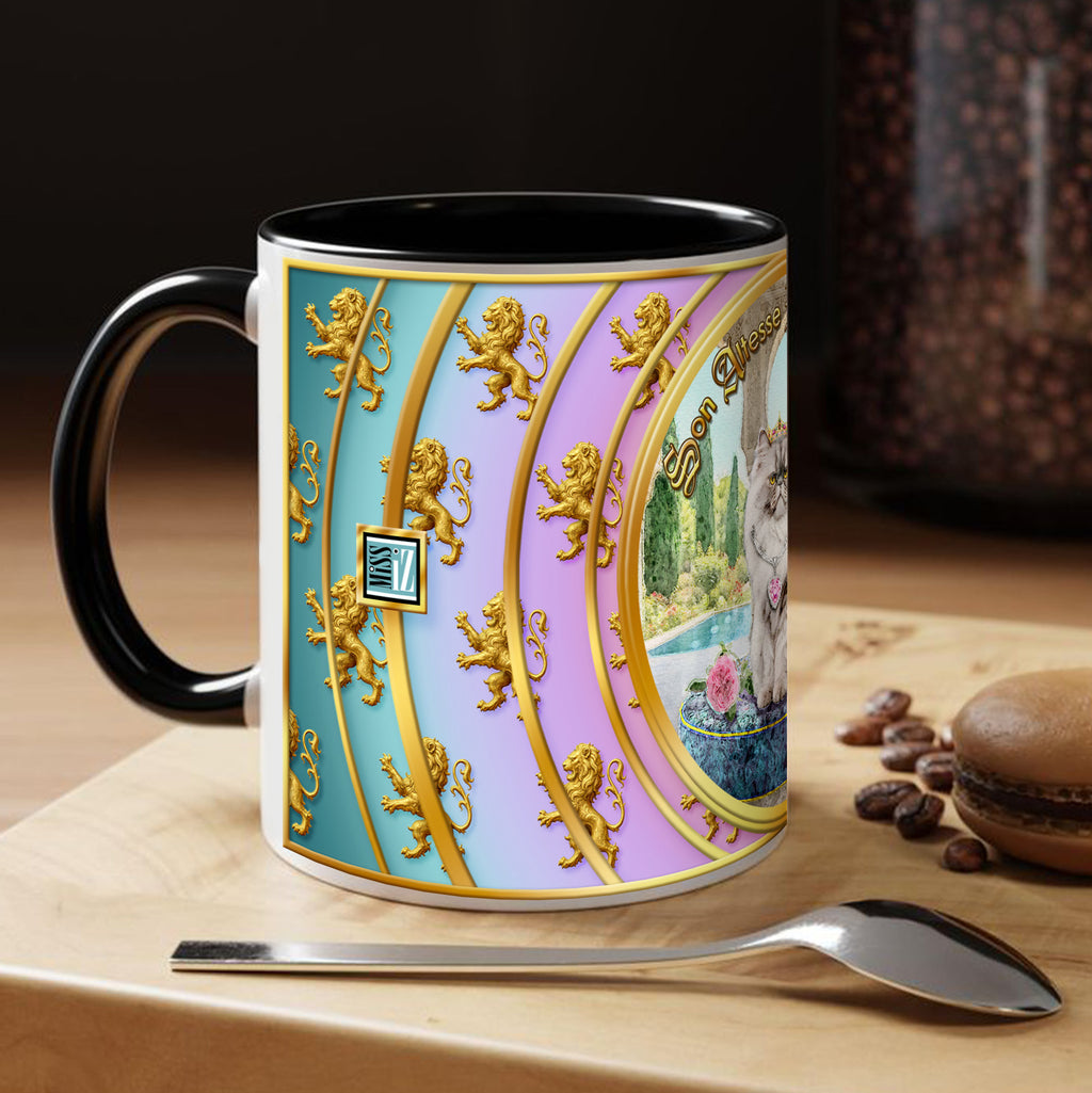 Mug Chat - "Persan" - Collection "Son Altesse Royale"