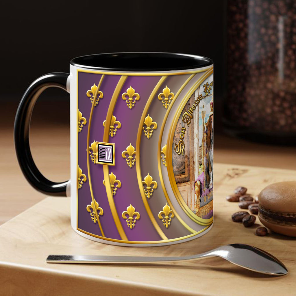 Mug Chien - "Basset Hound" - Collection "Son Altesse Royale"