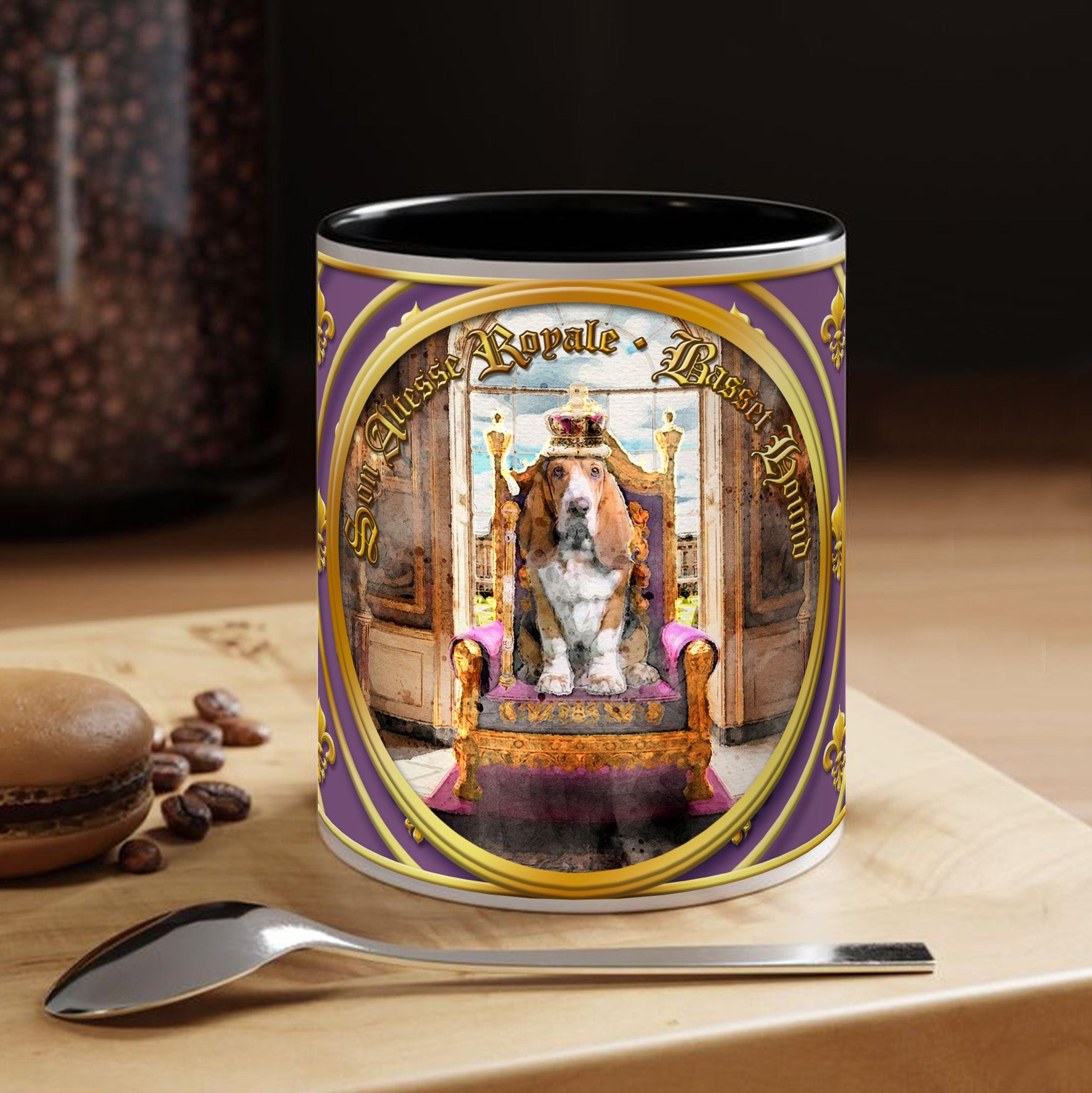 Mug "Basset Hound" - Collection "Son Altesse Royale"