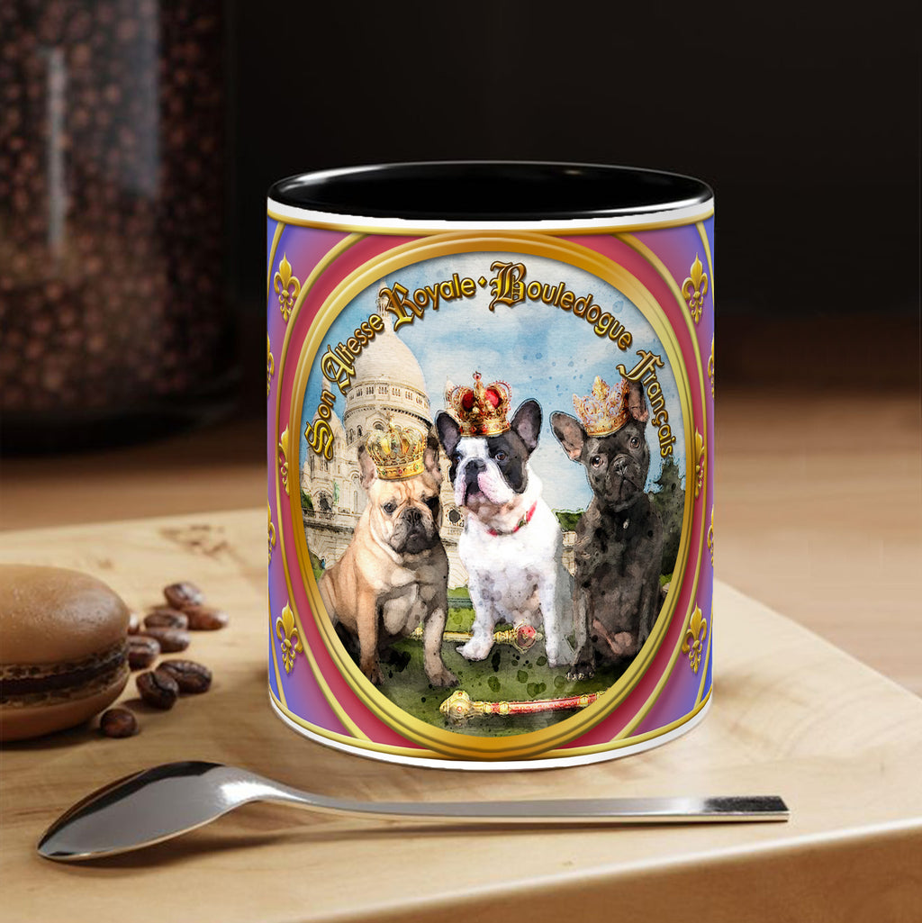 Mug Chien - "Bouledogue français" - Collection "Son Altesse Royale"