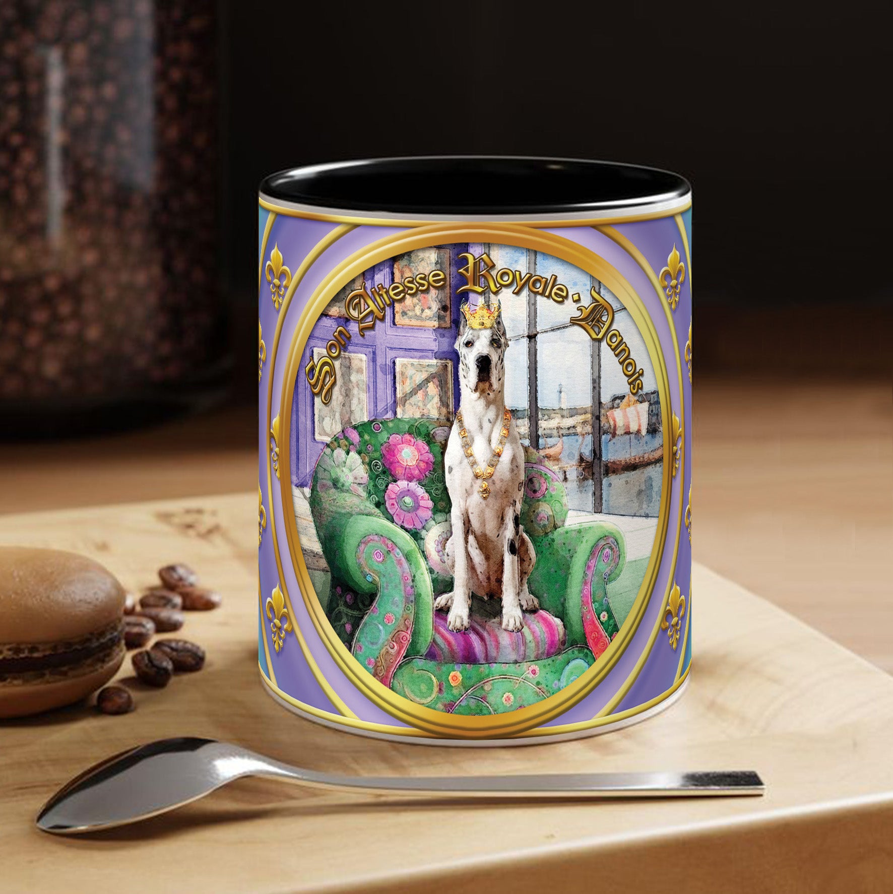 Mug Chien - "Danois" - Collection "Son Altesse Royale"