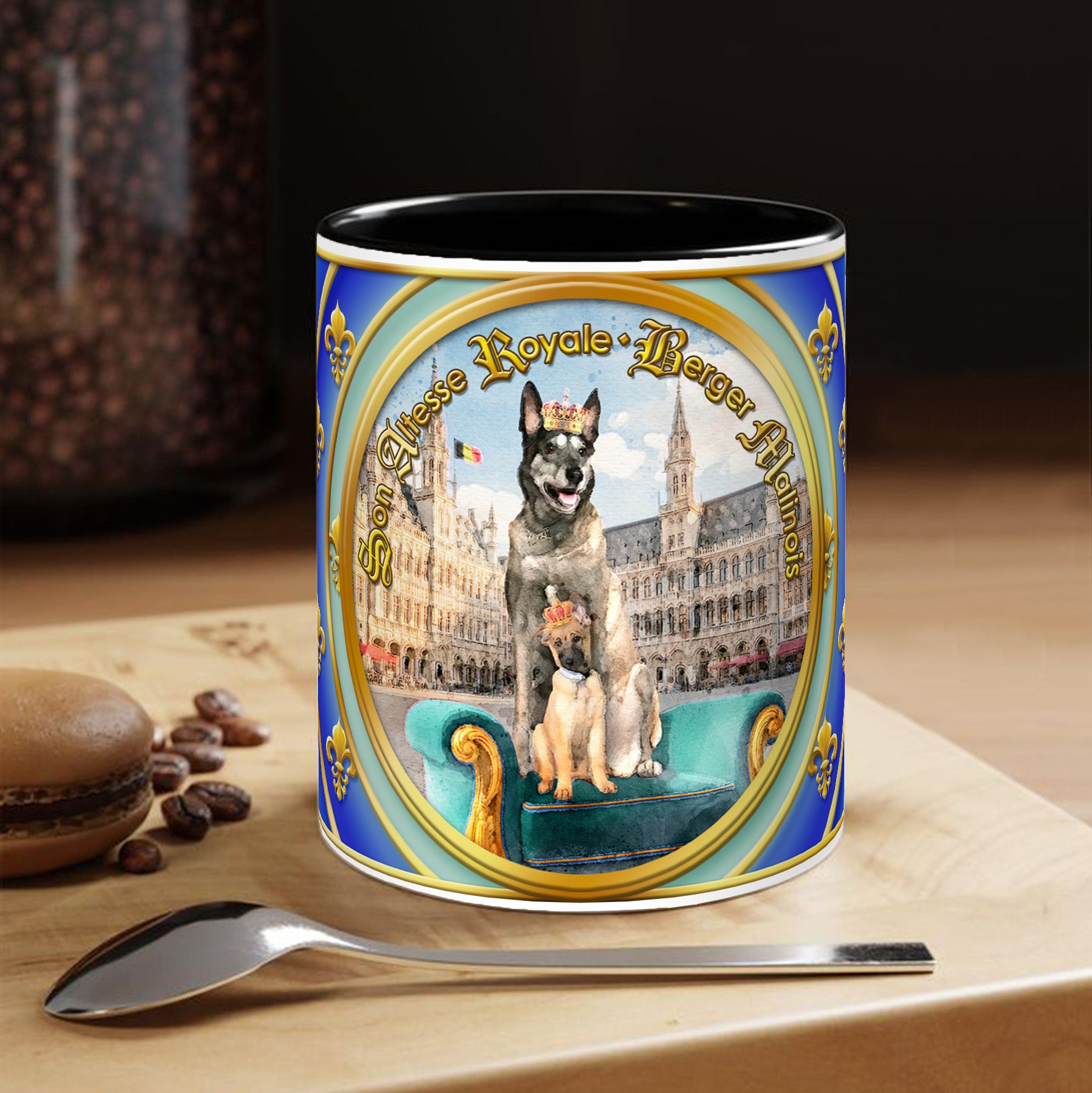 Mug Chien - "Berger Malinois" - Collection "Son Altesse Royale"