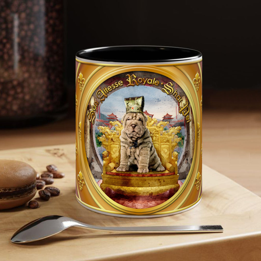Mug Chien - "Shar Pei" - Collection "Son Altesse Royale"