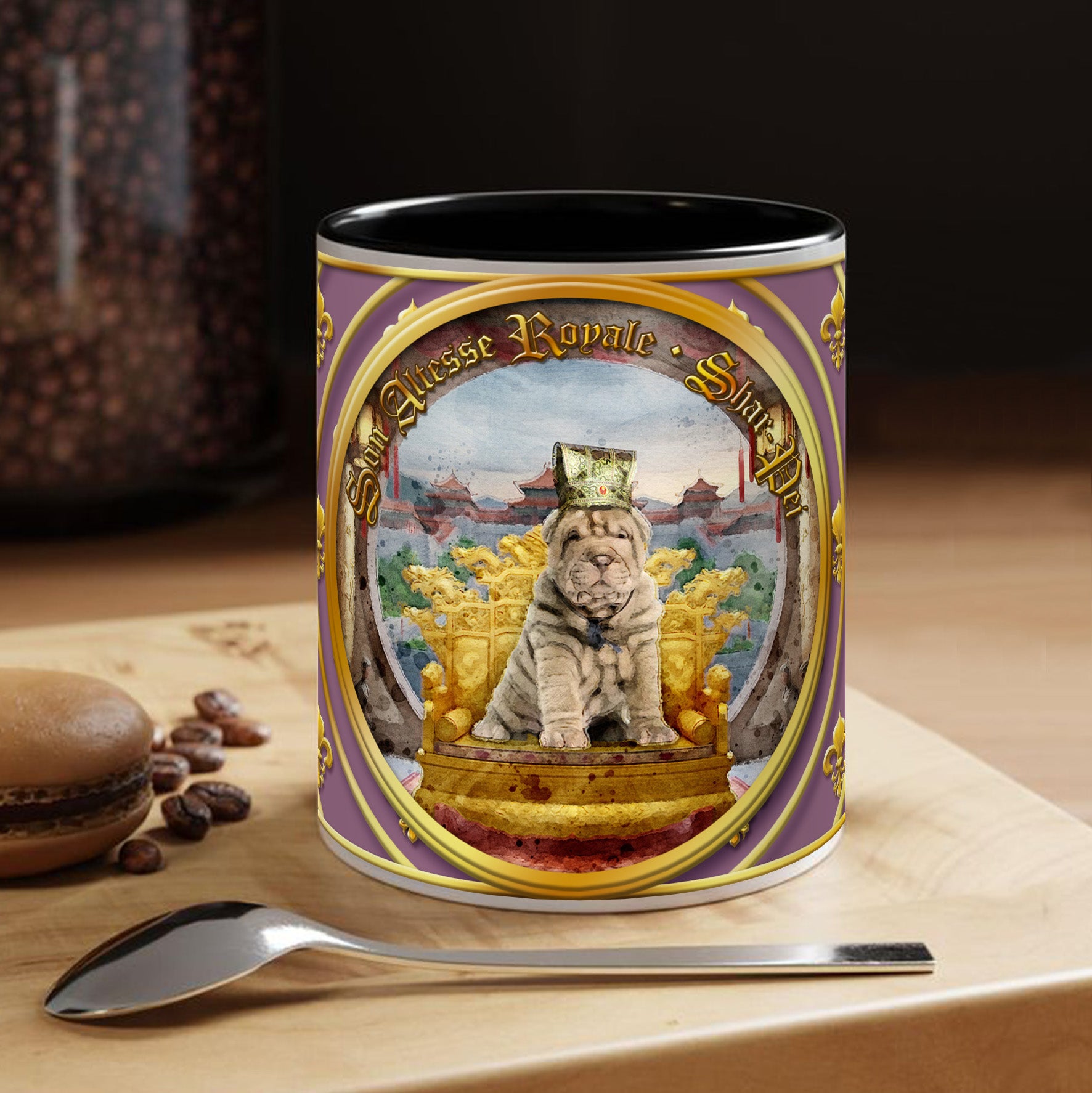 Mug "Shar Pei" - Collection "Son Altesse Royale"