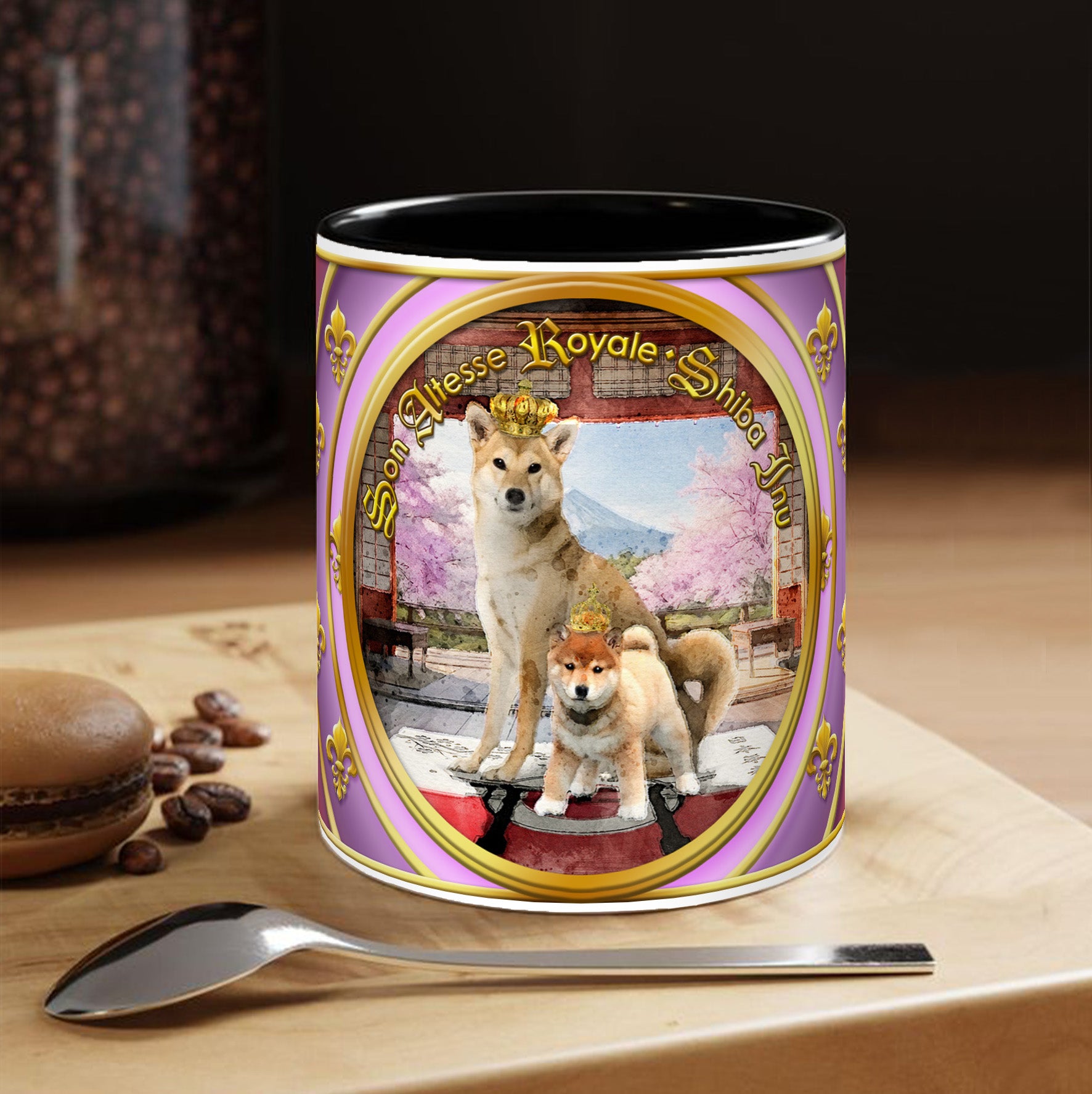 Mug Chien - "Shiba Inu" - Collection "Son Altesse Royale"