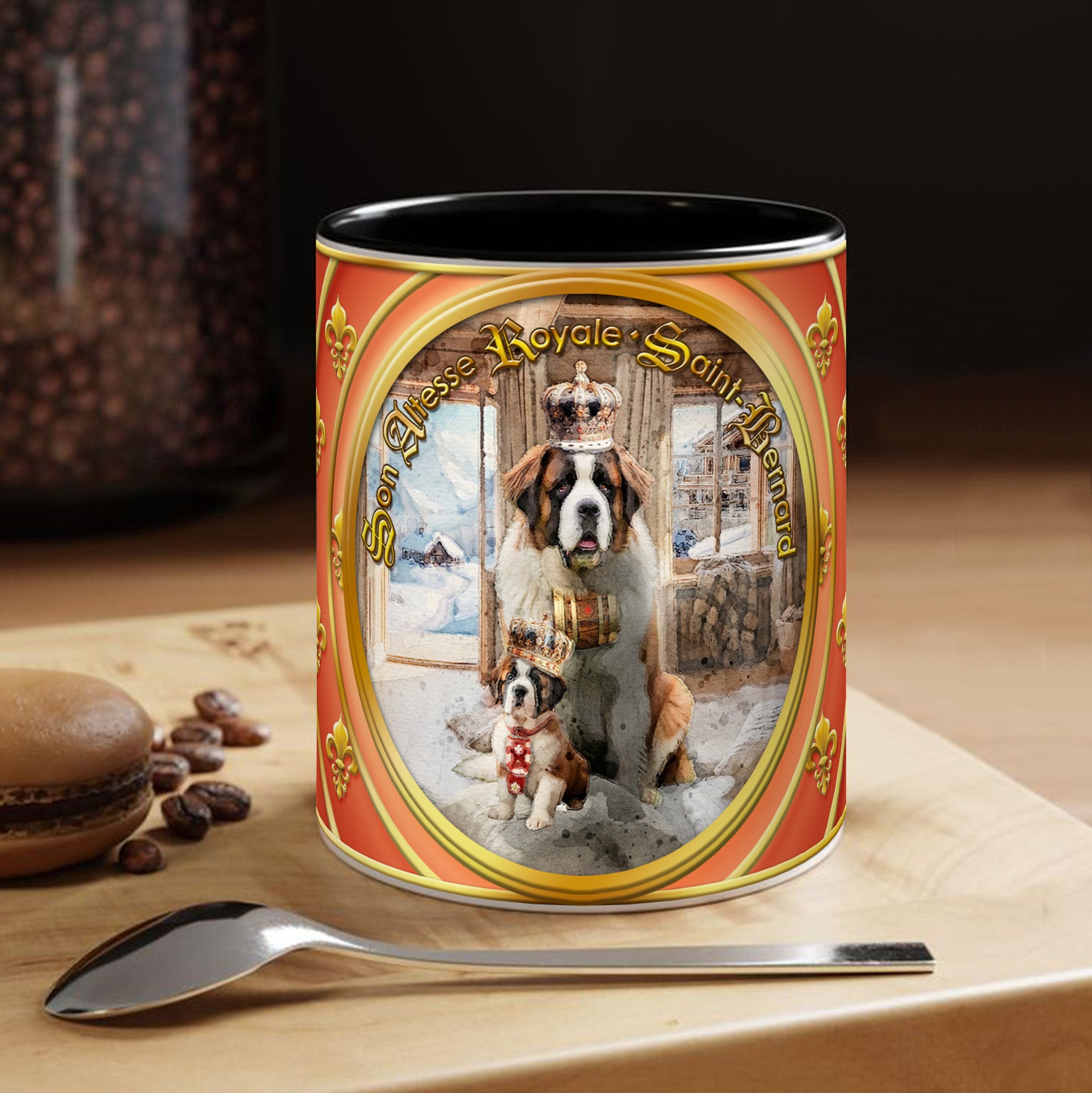 Mug Chien - "Saint-Bernard" - Collection "Son Altesse Royale"
