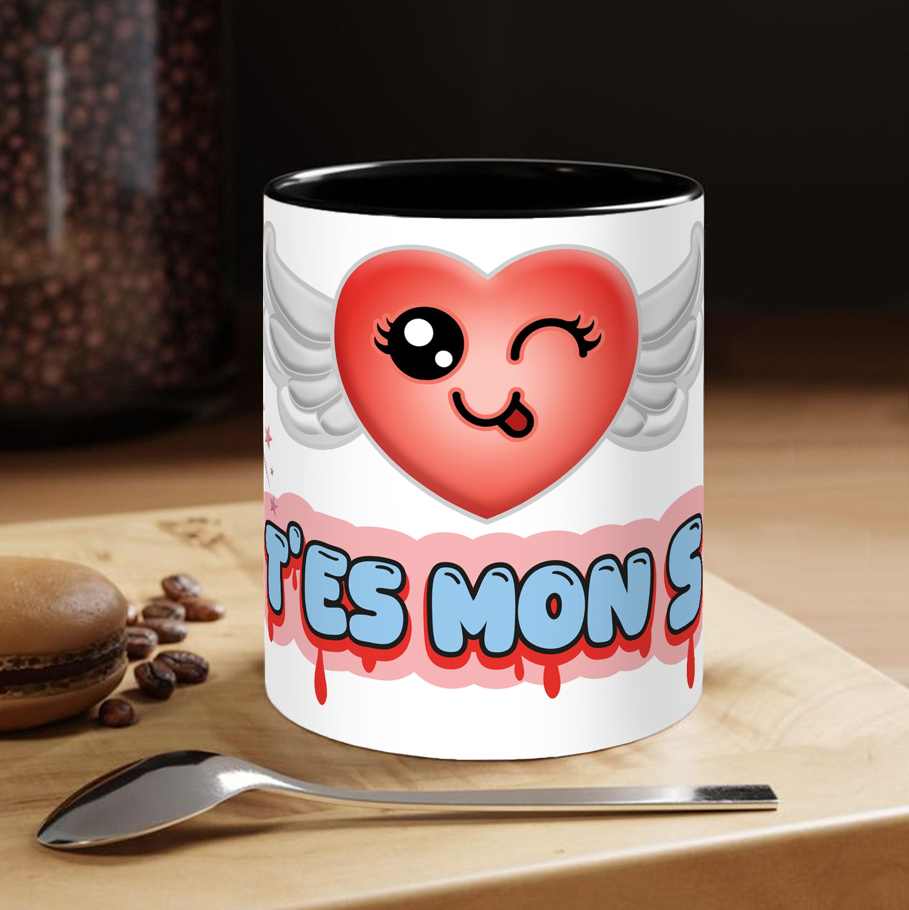 Mug SAINT-VALENTIN - T'es mon S