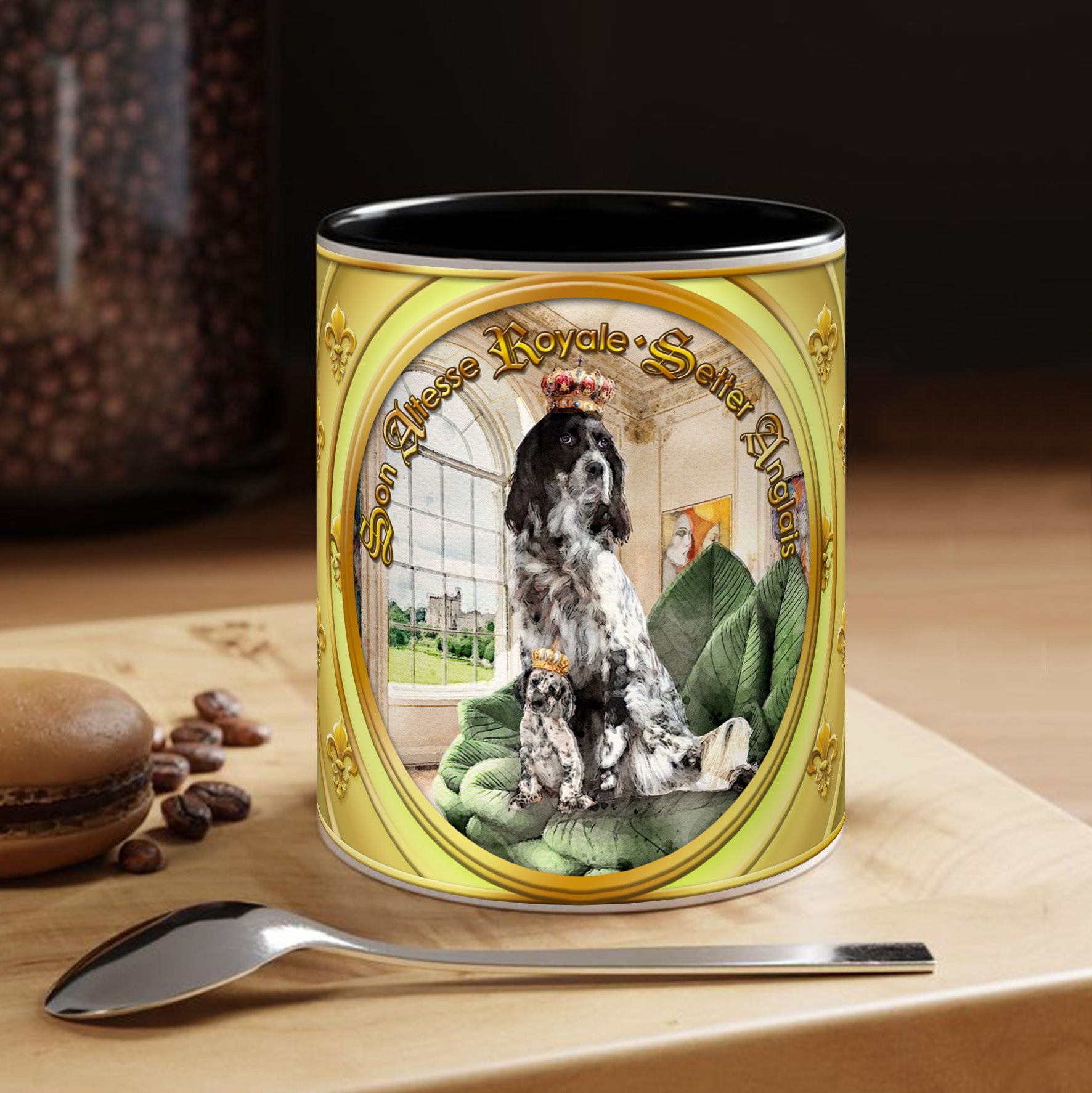 Mug Chien - "Setter anglais" - Collection "Son Altesse Royale"