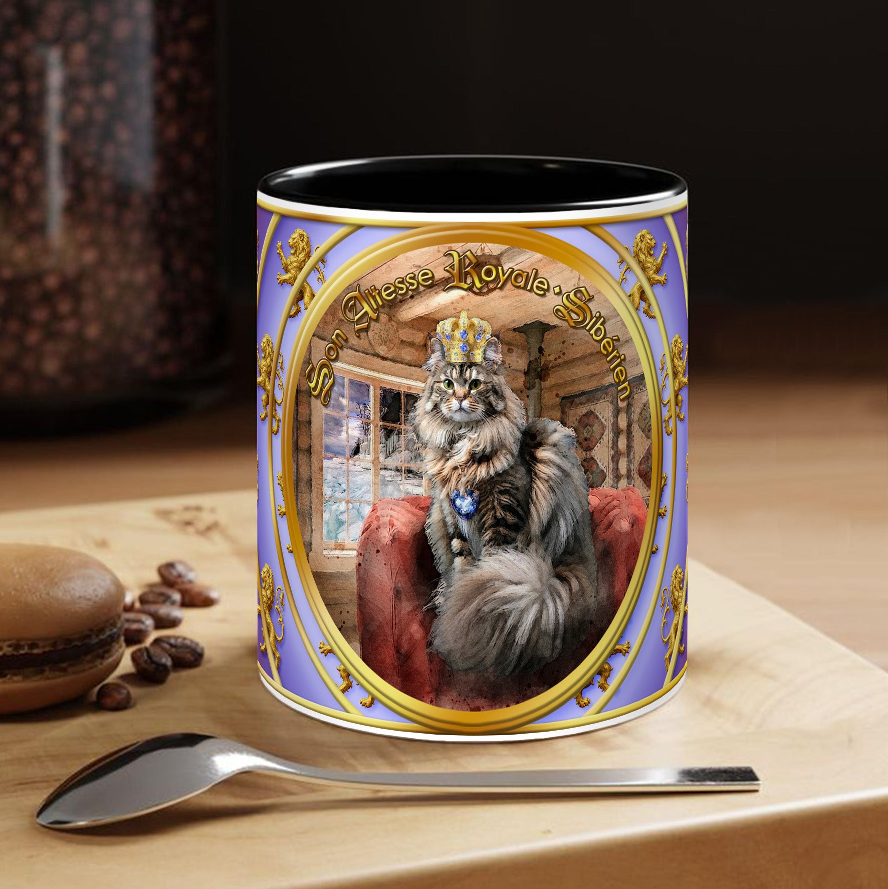 Mug Chat - "Sibérien " - Collection "Son Altesse Royale"