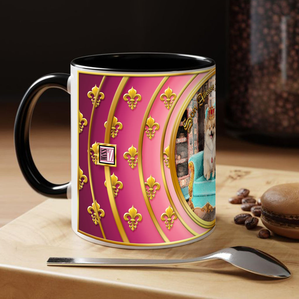 Mug Chien - "Spitz" - Collection "Son Altesse Royale"